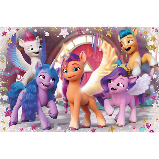 Trefl Red 24 Piece Maxi Puzzle - My Little Pony - A Happy Day of Ponies