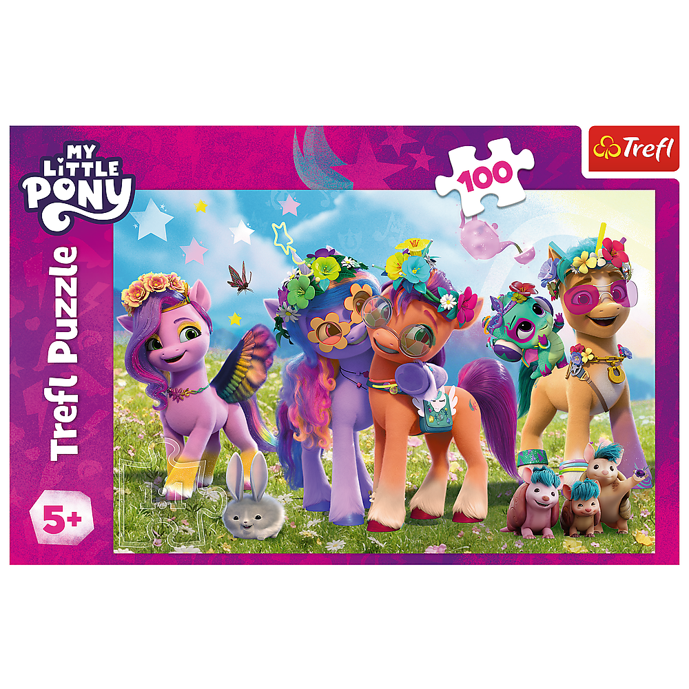 Trefl Red 100 Piece Puzzle - My Little Pony - Funny Ponies