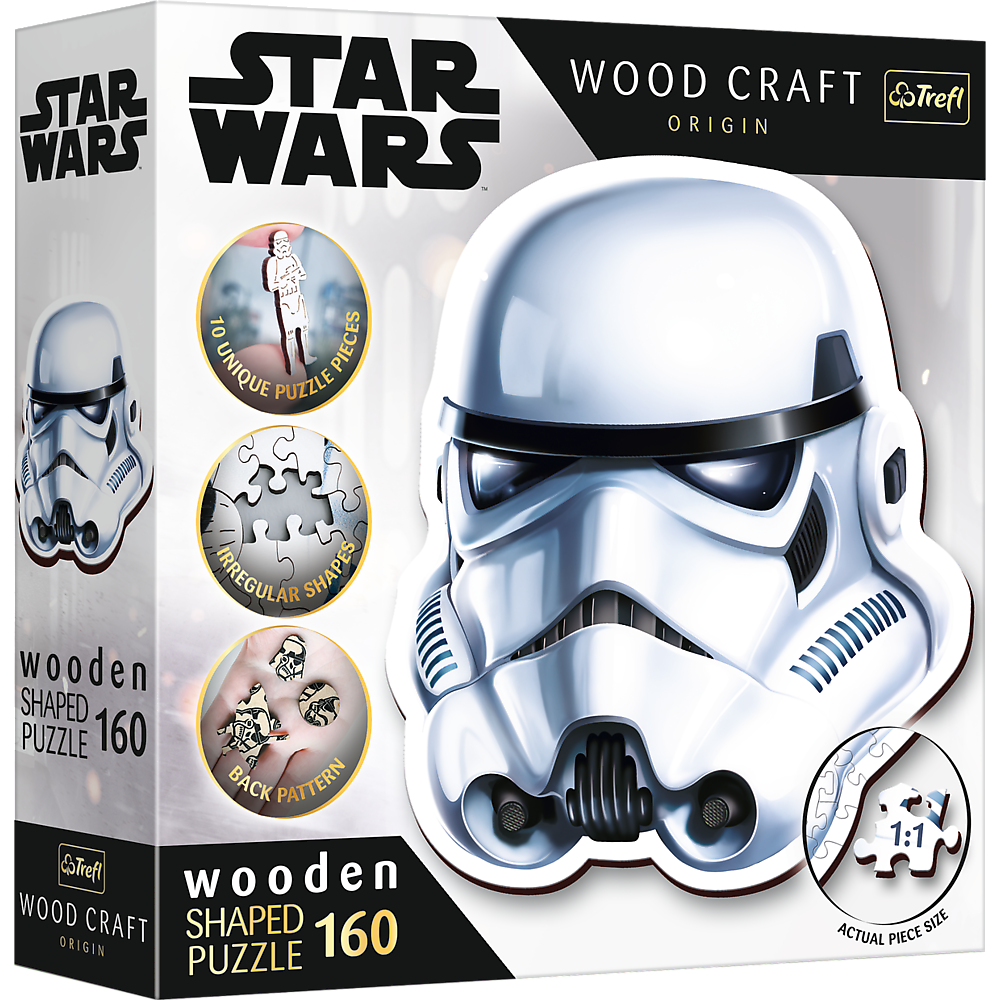 Trefl Wood Craft 160 Piece Wooden Puzzle - Star Wars