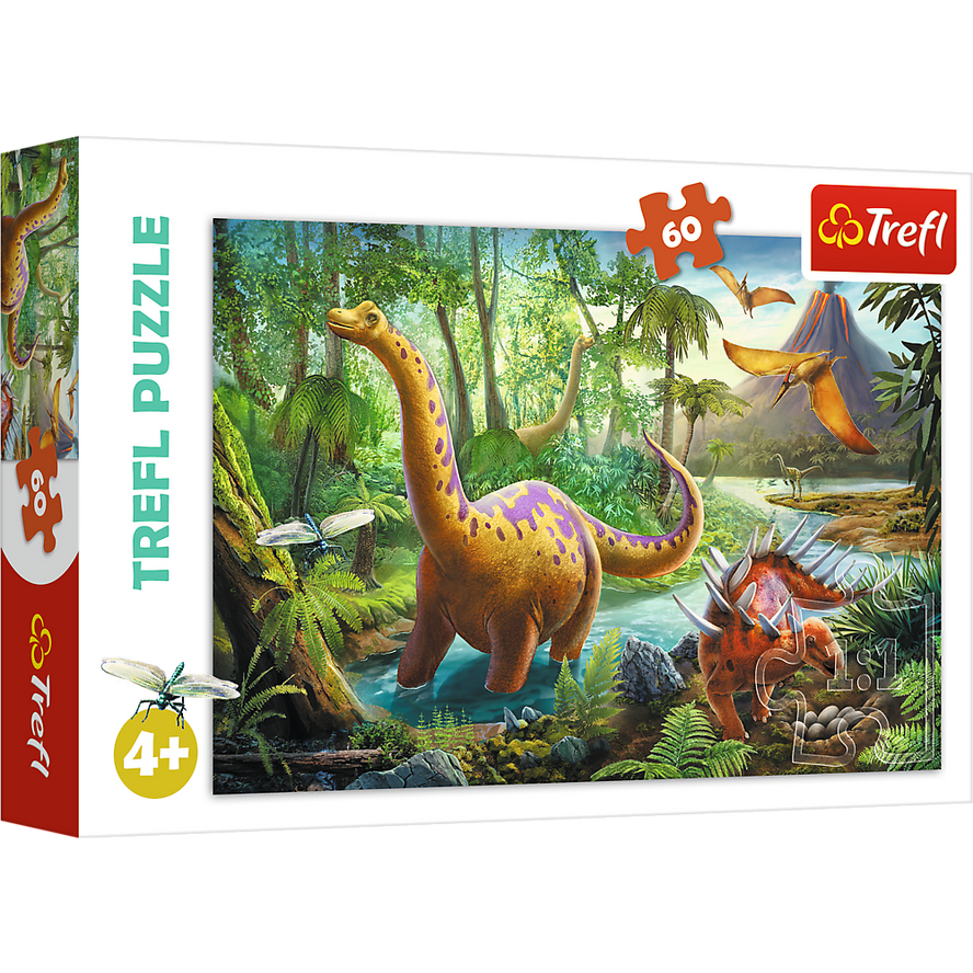 Trefl Preschool 60 Piece Puzzle - Dinosaur Migration