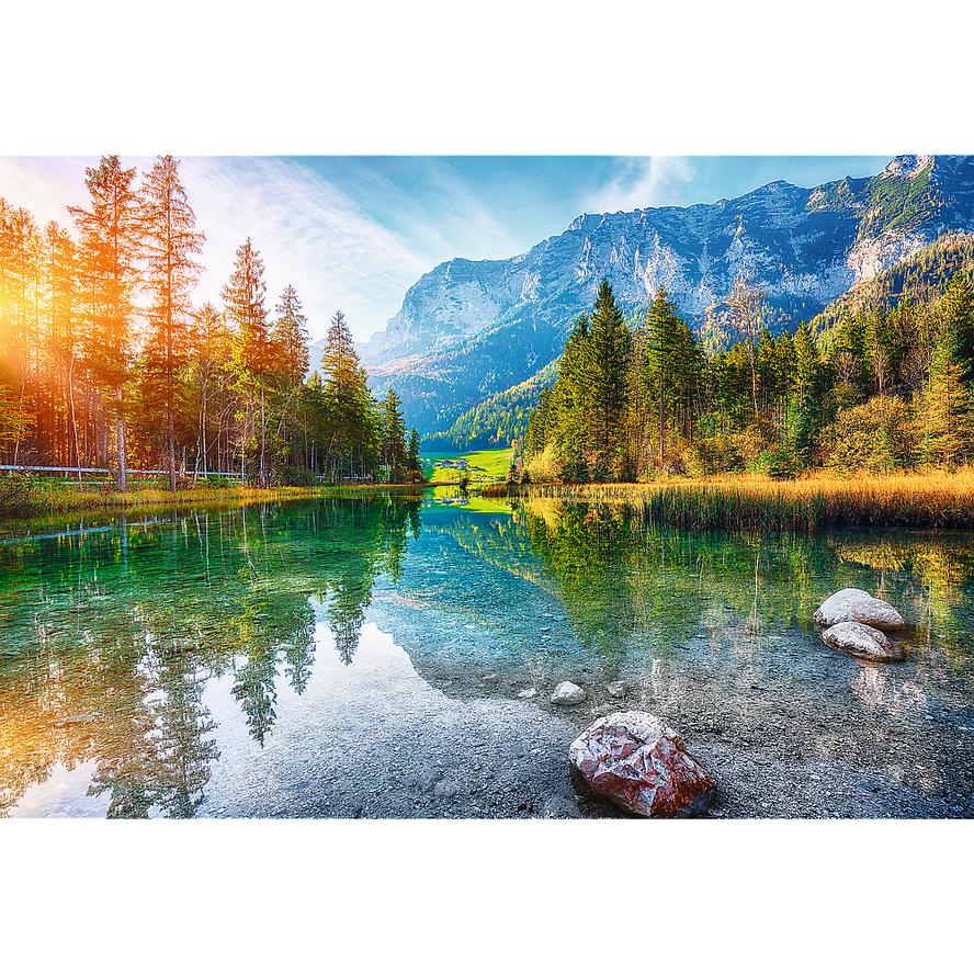 Trefl Prime 1500 Piece Puzzle - Wanderlust: At the Foot of Alps, Hintersee Lake, Germany