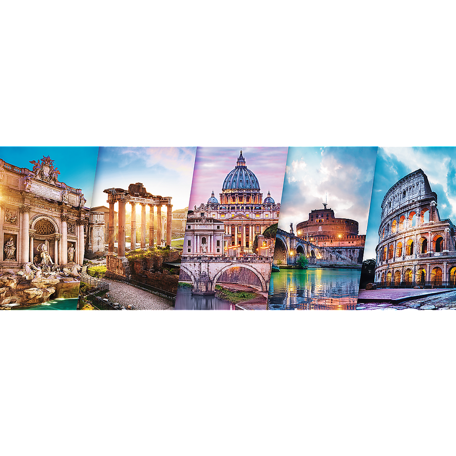 Trefl Red 500 Piece Panorama Puzzle - Traveling to Italy / Fotolia