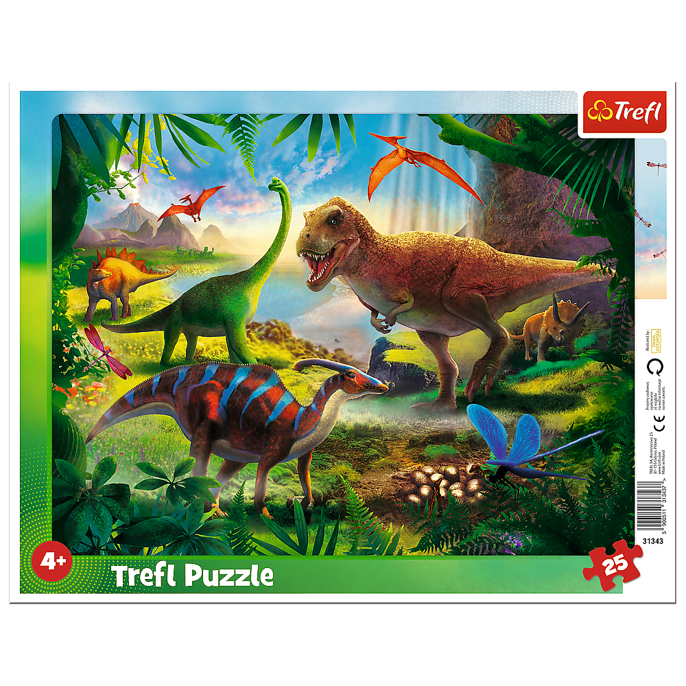 Trefl Preschool 25 Piece Puzzle - Dinosaurs