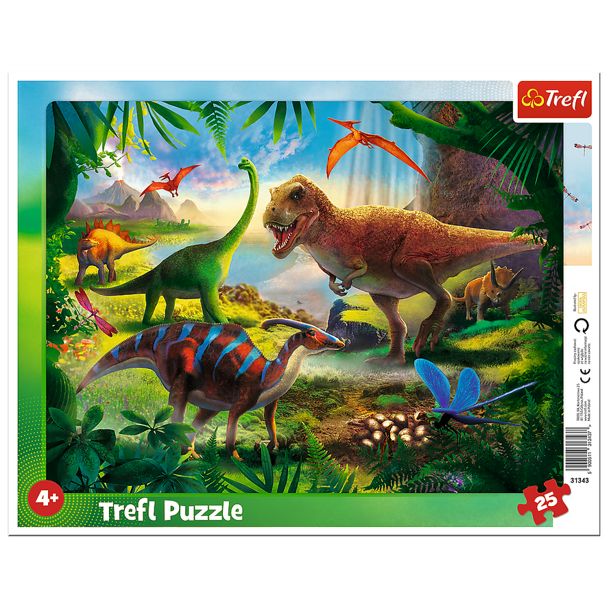 Trefl Preschool 25 Piece Puzzle - Dinosaurs