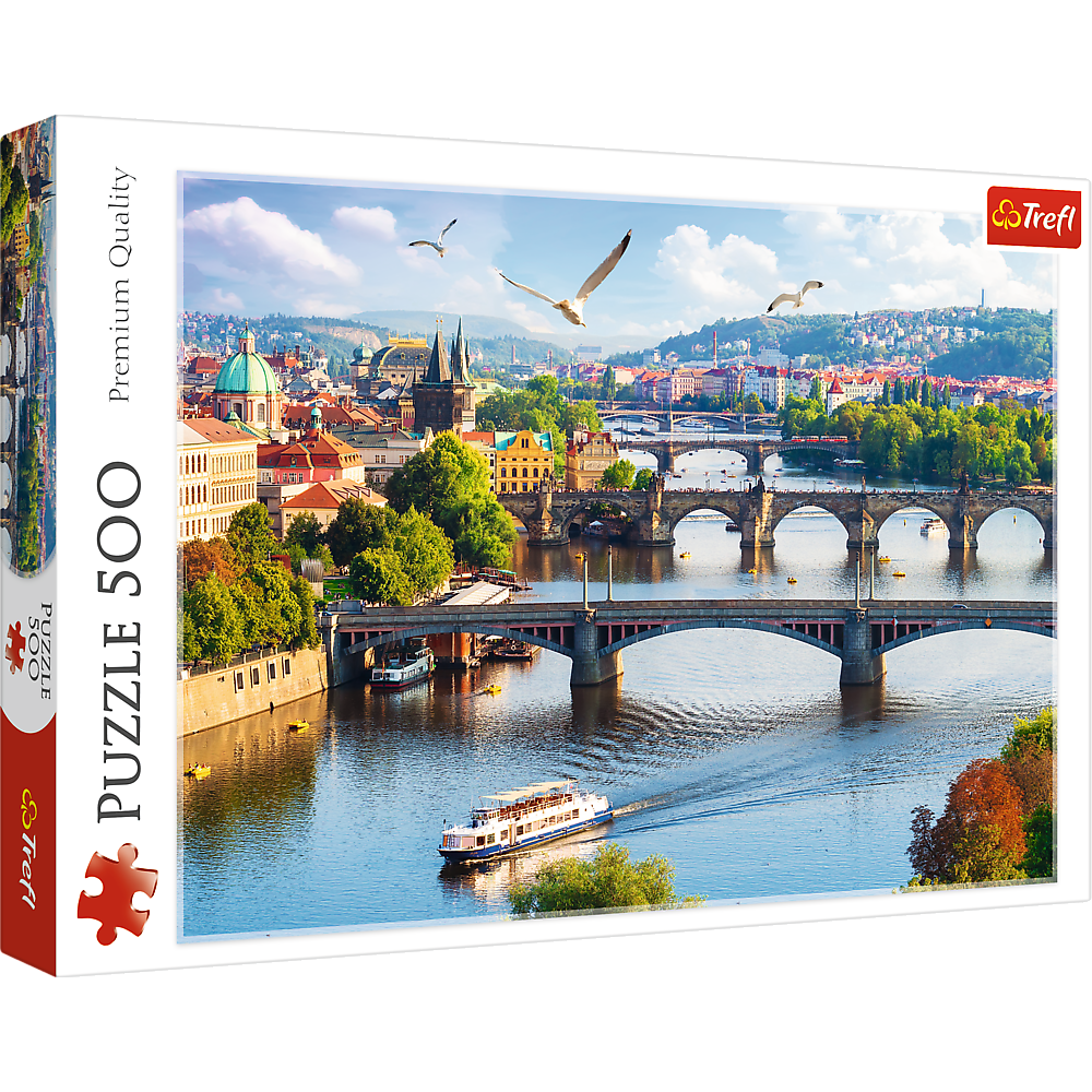 Trefl Red 500 Piece Puzzle - Prague, Czech Republic