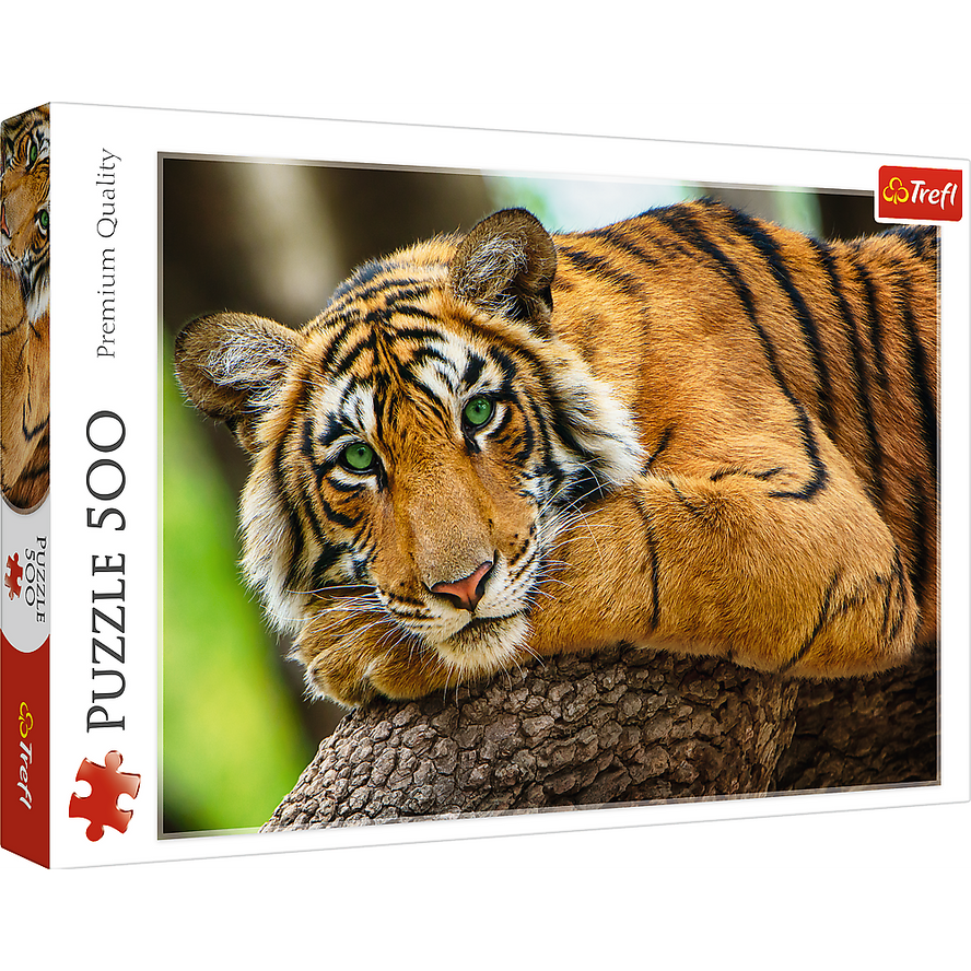 Trefl Red 500 Piece Puzzle - Tiger portrait