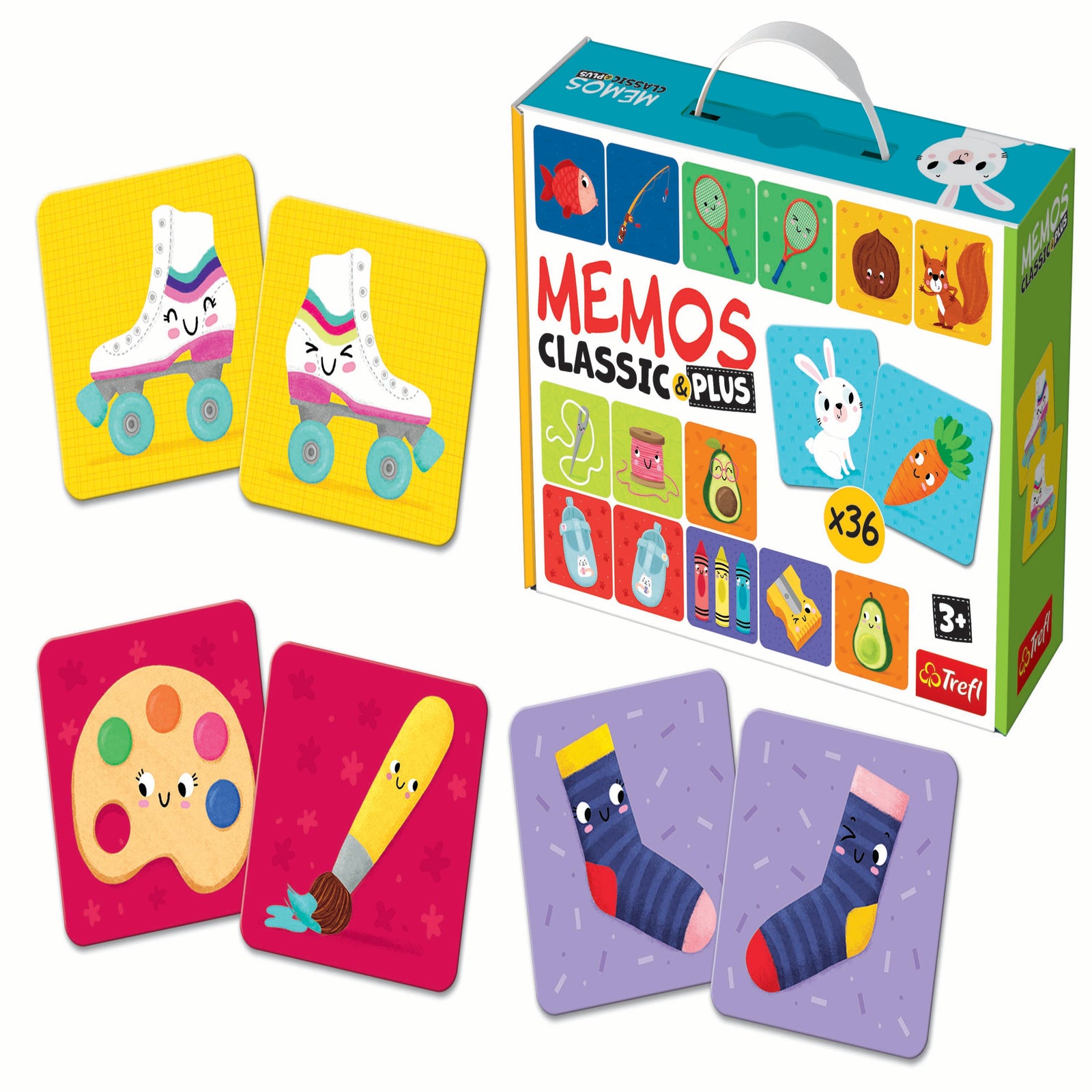 Trefl Games - Memos Classic Plus Logic Game