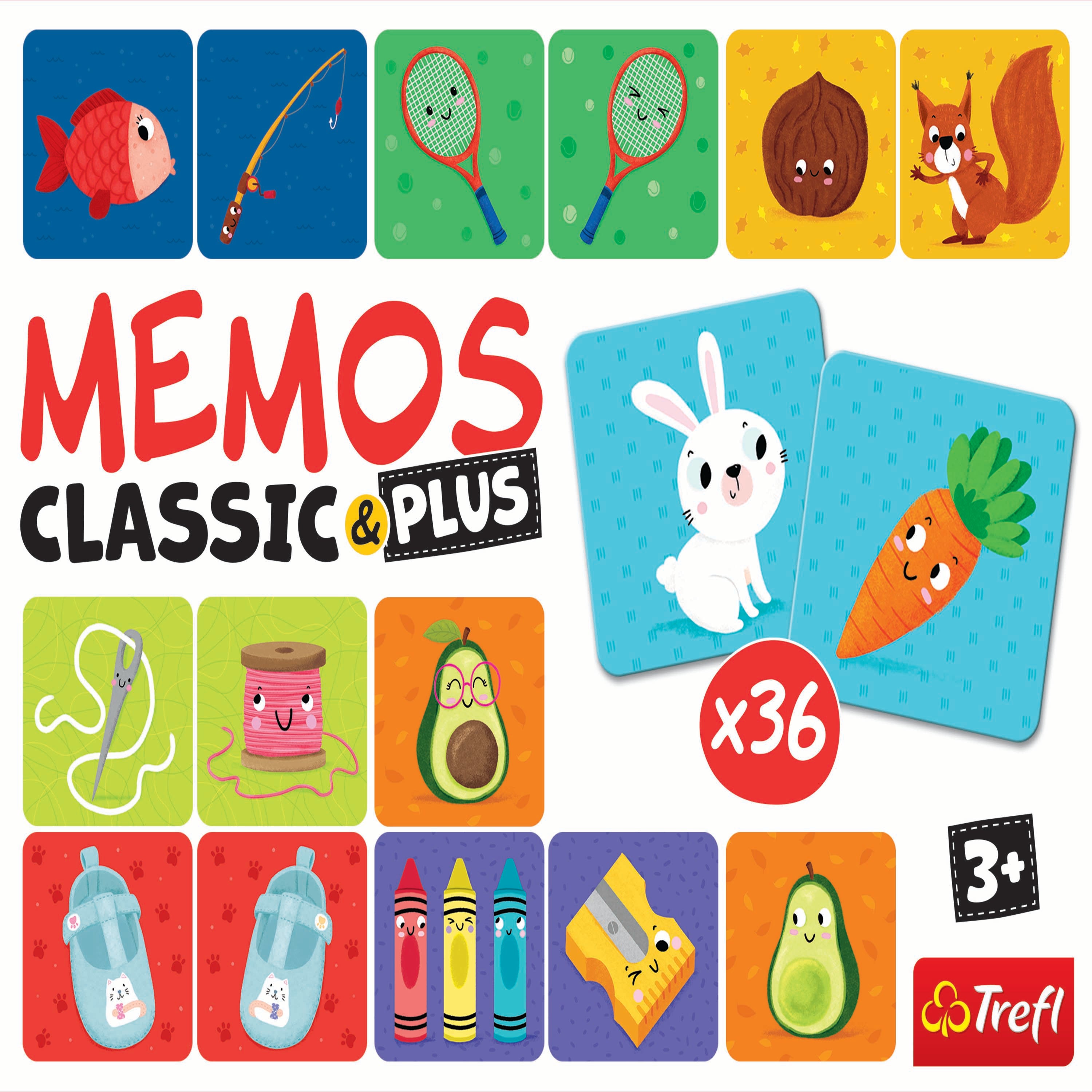 Trefl Games - Memos Classic Plus Logic Game