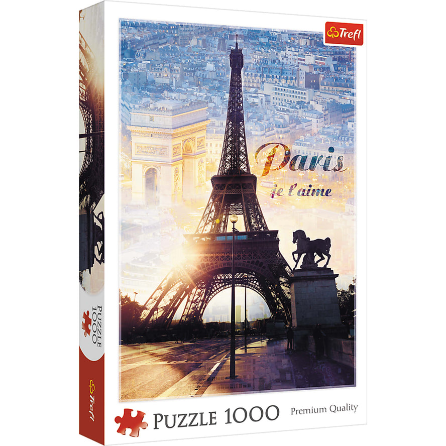 Trefl Red 1000 Piece Puzzle - Paris at dawn / Getty Images