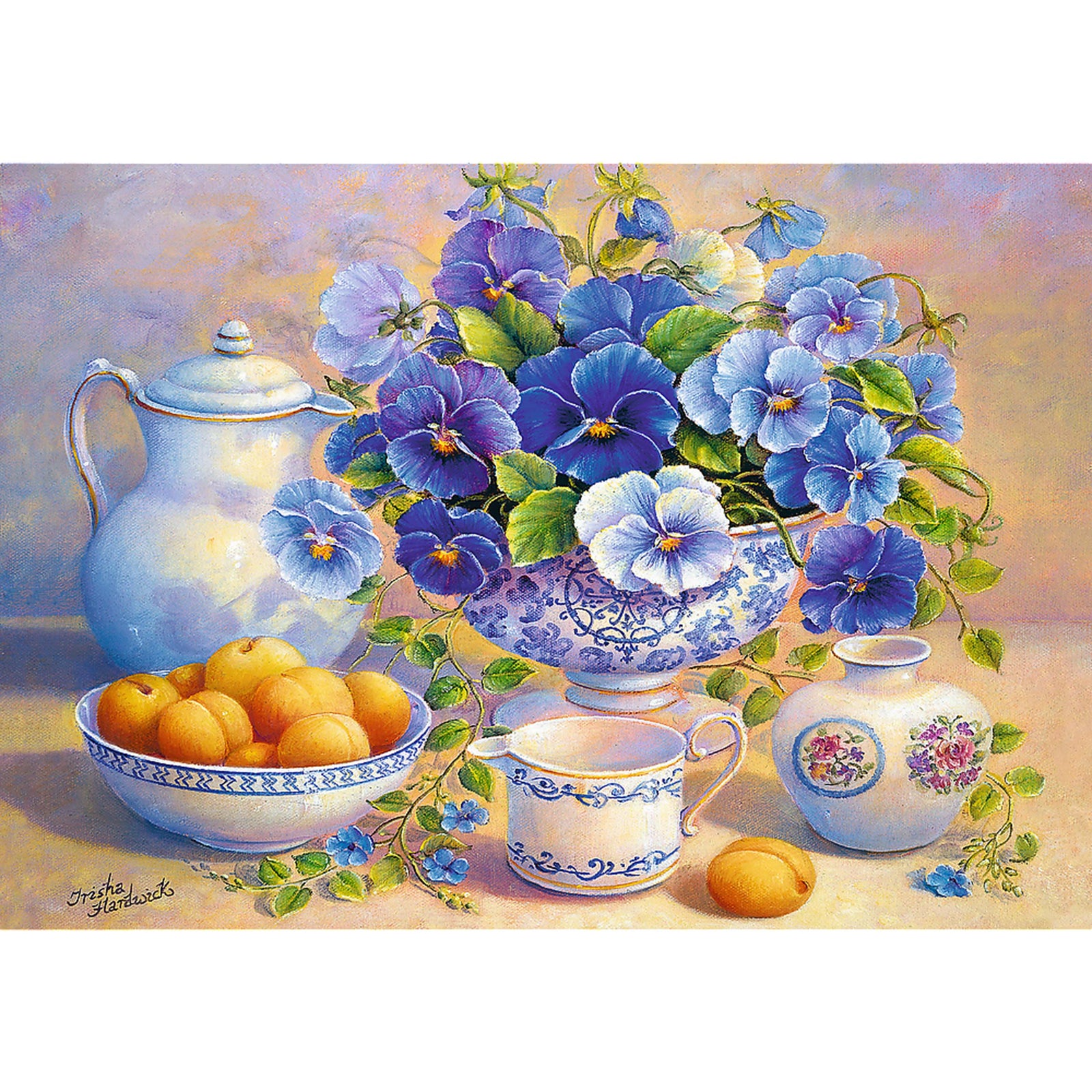 Trefl Red 1000 Piece Puzzle - Blue bouquet / DDFA