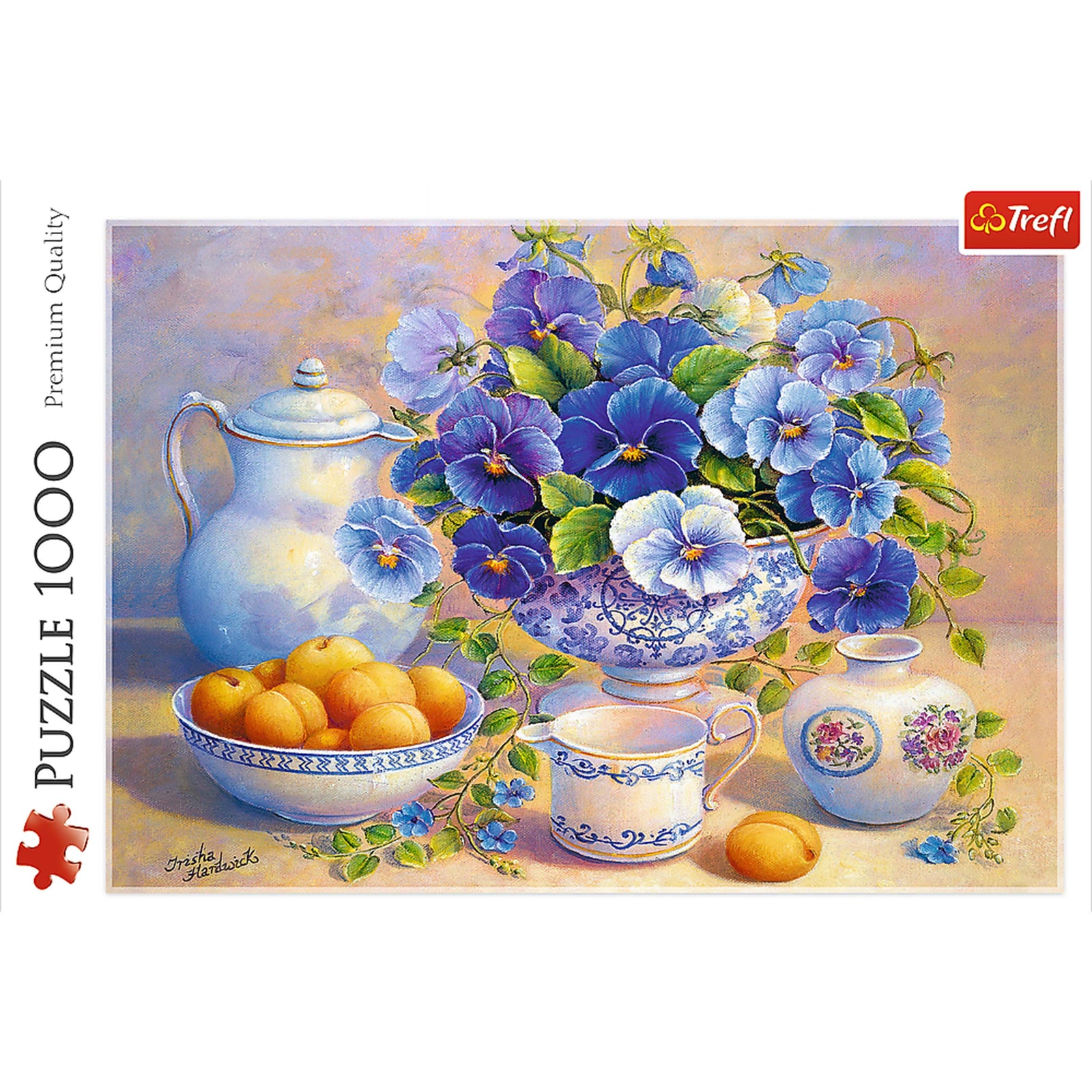 Trefl Red 1000 Piece Puzzle - Blue bouquet / DDFA