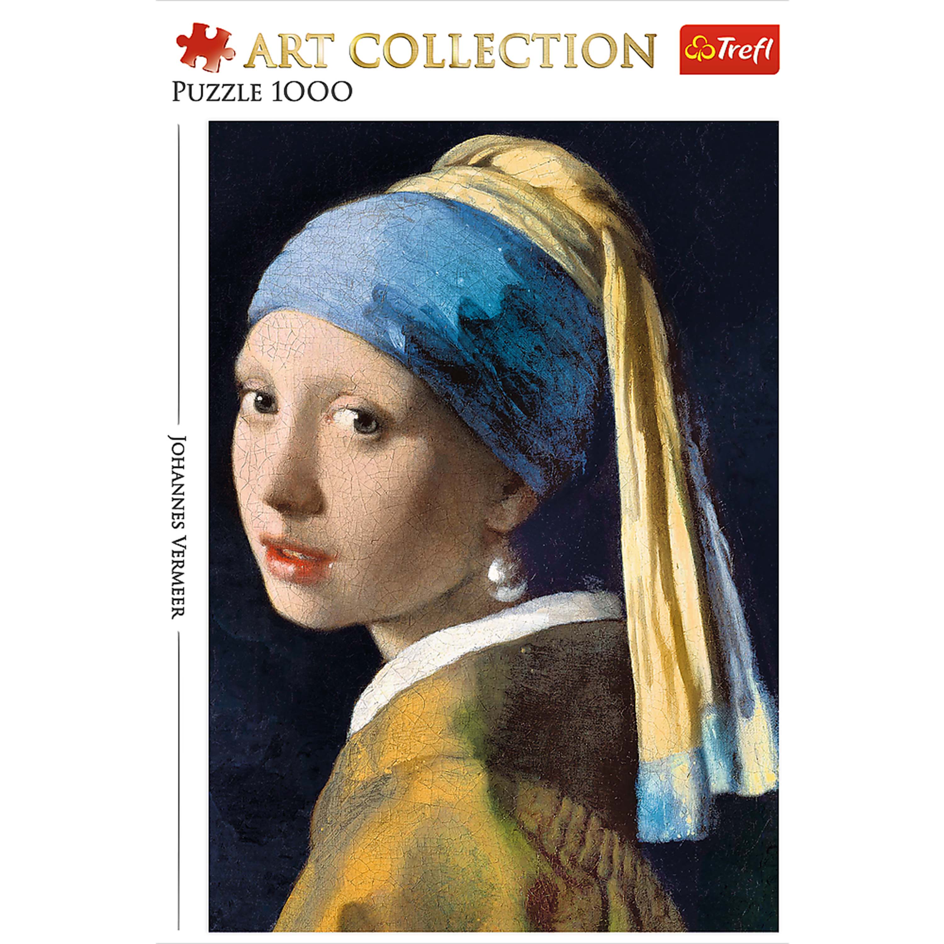 Trefl Red Art Collection 1000 Piece Puzzle - Girl with a pearl earring / Bridgeman