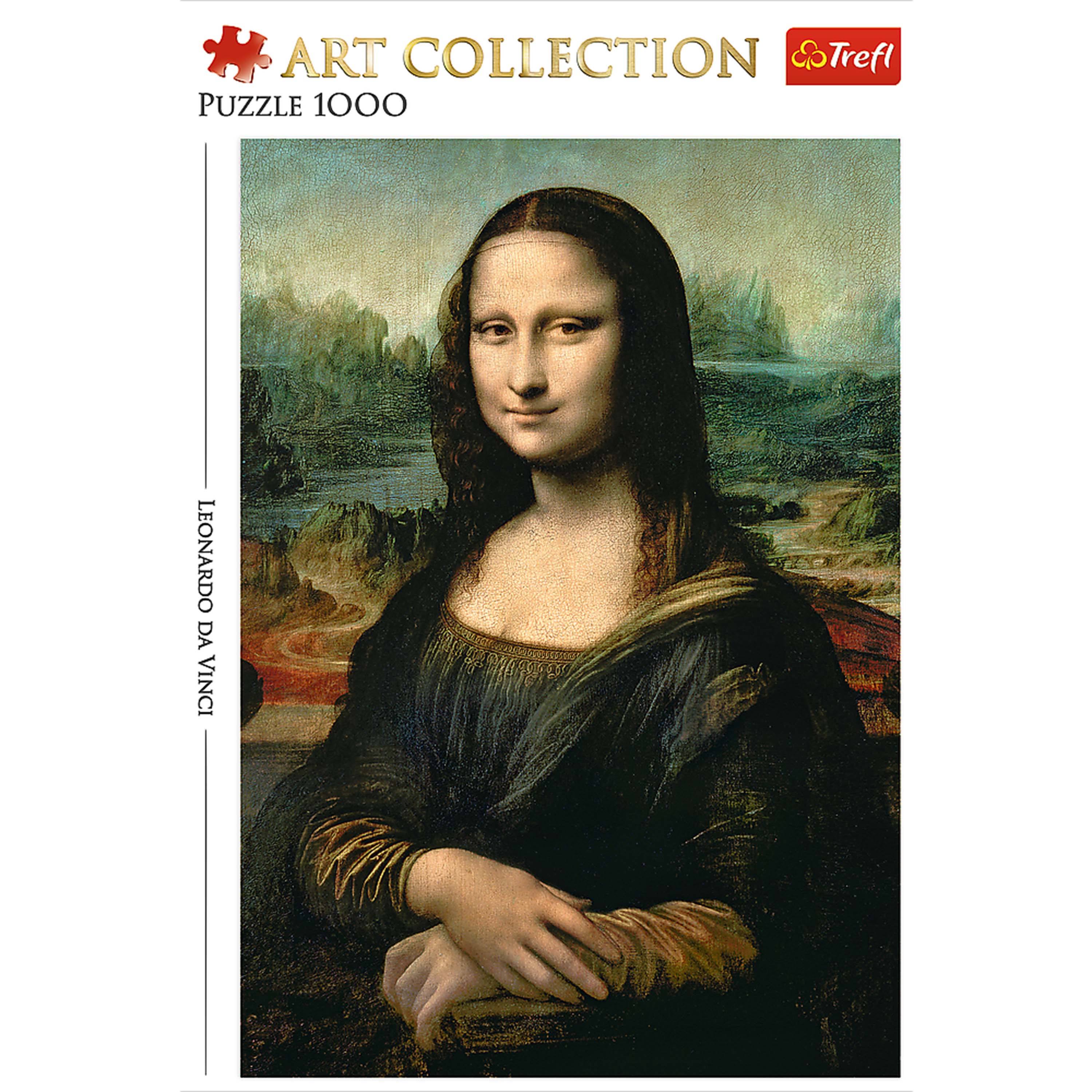 Trefl Red Art Collection 1000 Piece Puzzle - Mona Lisa / Bridgeman