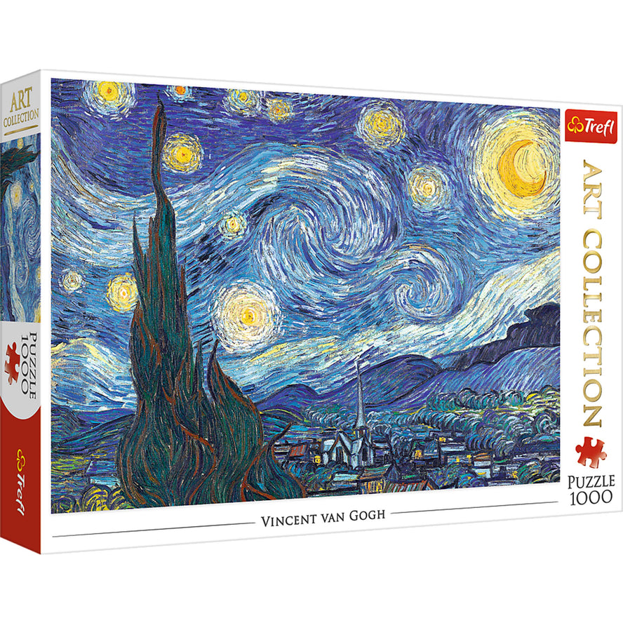 Trefl Red Art Collection 1000 Piece Puzzle - The Starry Night / Bridgeman