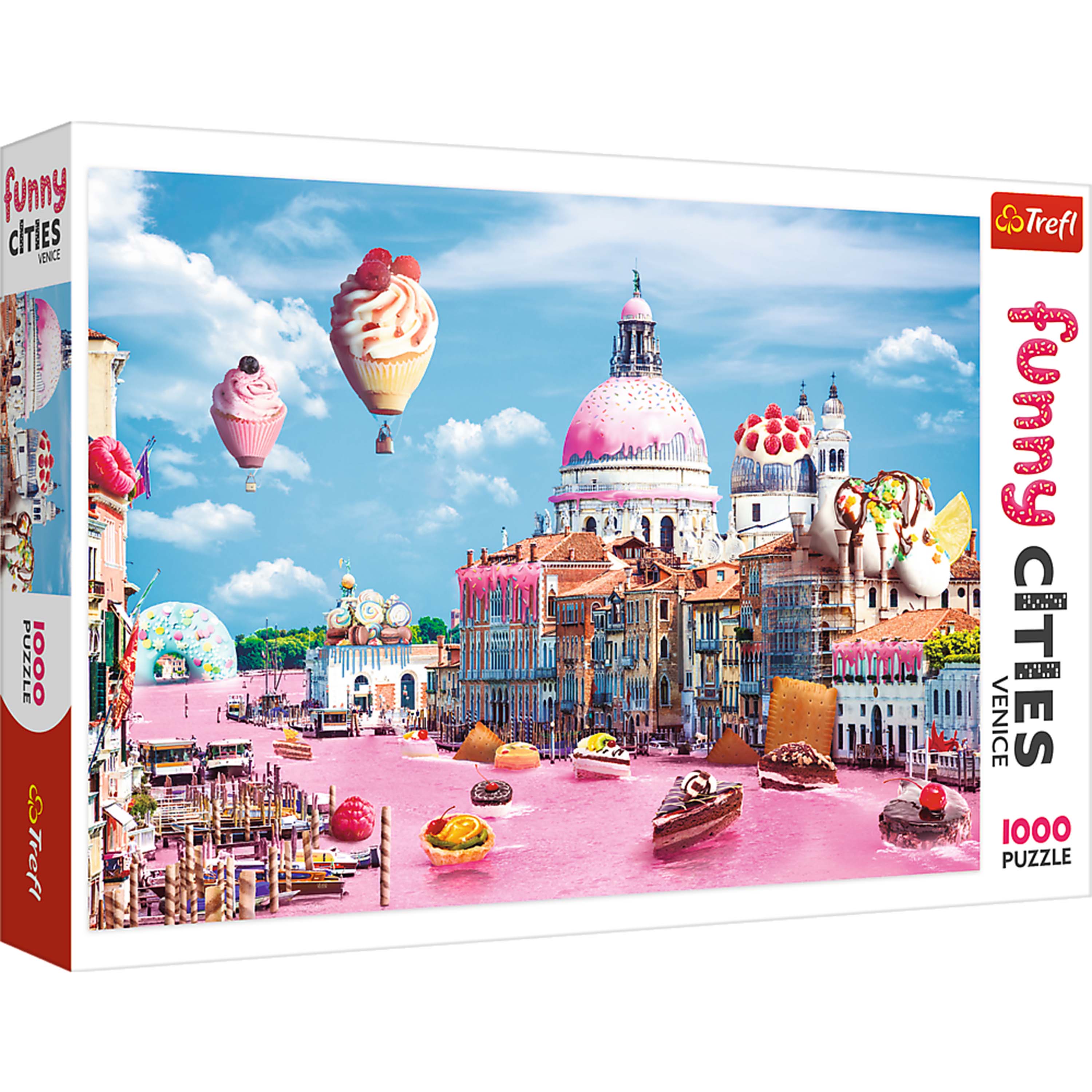 Trefl Red Funny Cities 1000 Piece Puzzle - Sweets in Venice