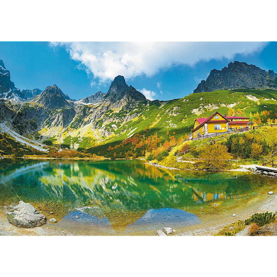 Trefl Red 1000 Piece Puzzle - Shelter over the Green Pond, Tatras, Slovakia