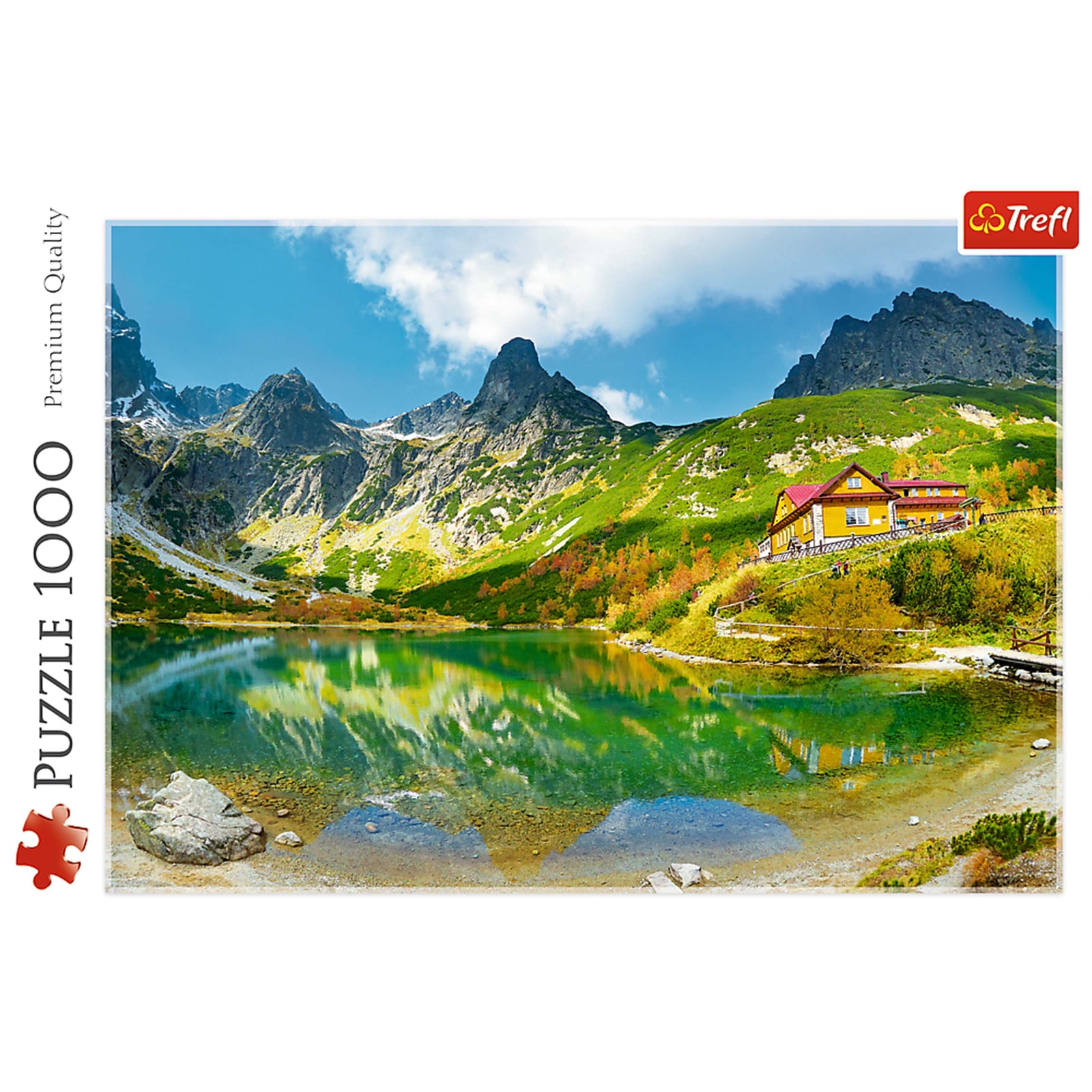 Trefl Red 1000 Piece Puzzle - Shelter over the Green Pond, Tatras, Slovakia