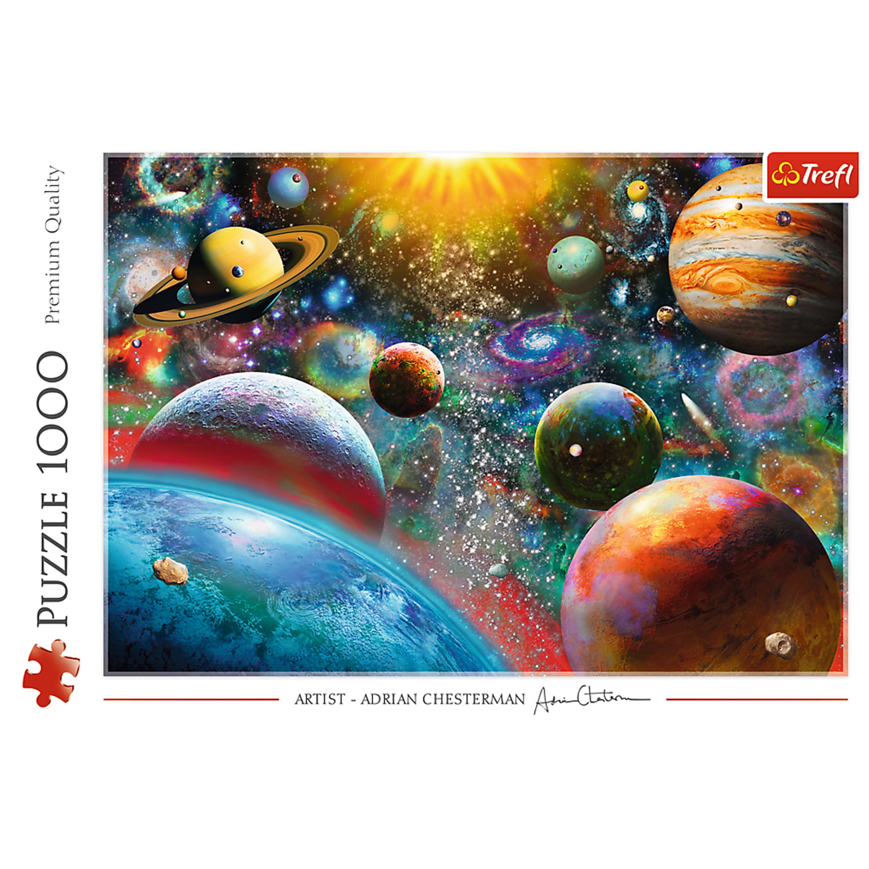 Trefl Red 1000 Piece Puzzle - Universe