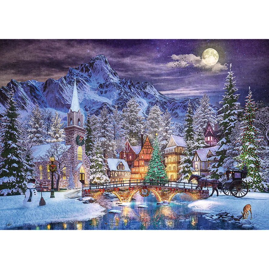 Trefl Red 1000 Piece Puzzle - Christmas Atmosphere