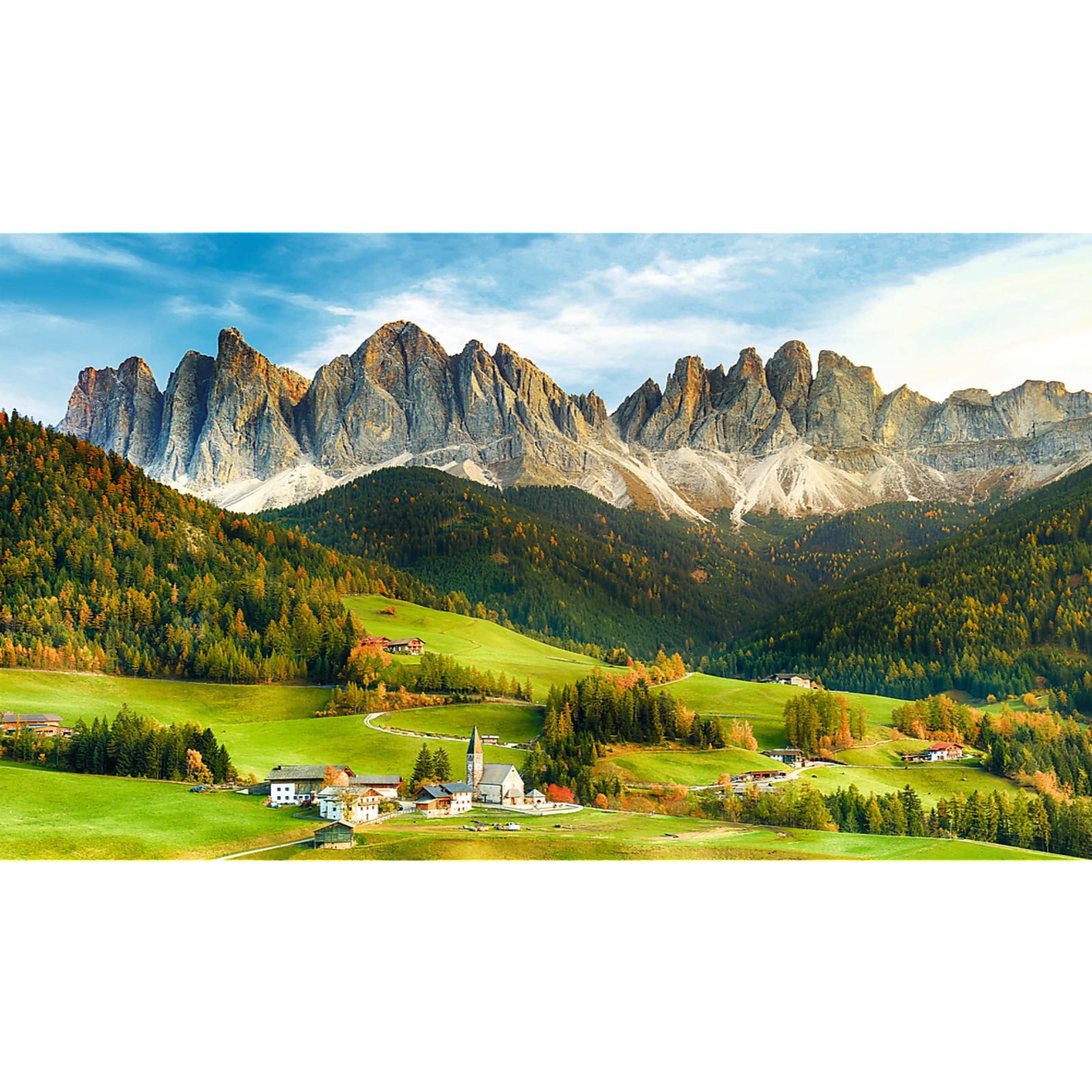 Trefl Red 1000 Piece Puzzle & Sorter - Beautiful Dolomite Landscape