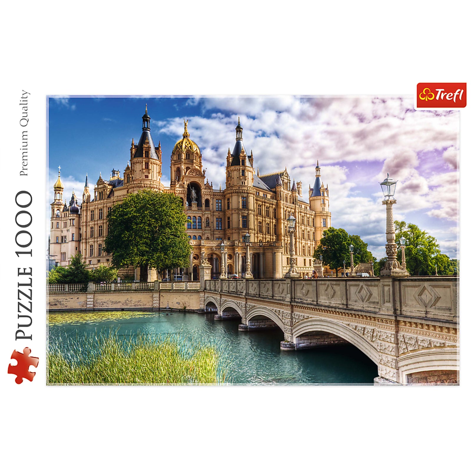 Trefl Red 1000 Piece Puzzle - Castle on the Island