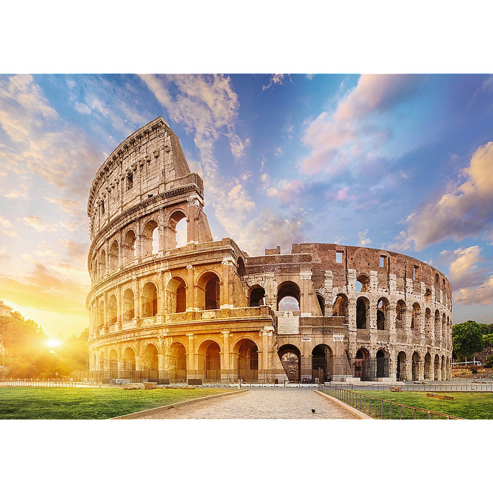 Trefl Prime 1000 Piece Puzzle - Romantic Sunset: Colloseum, Rome, Italy