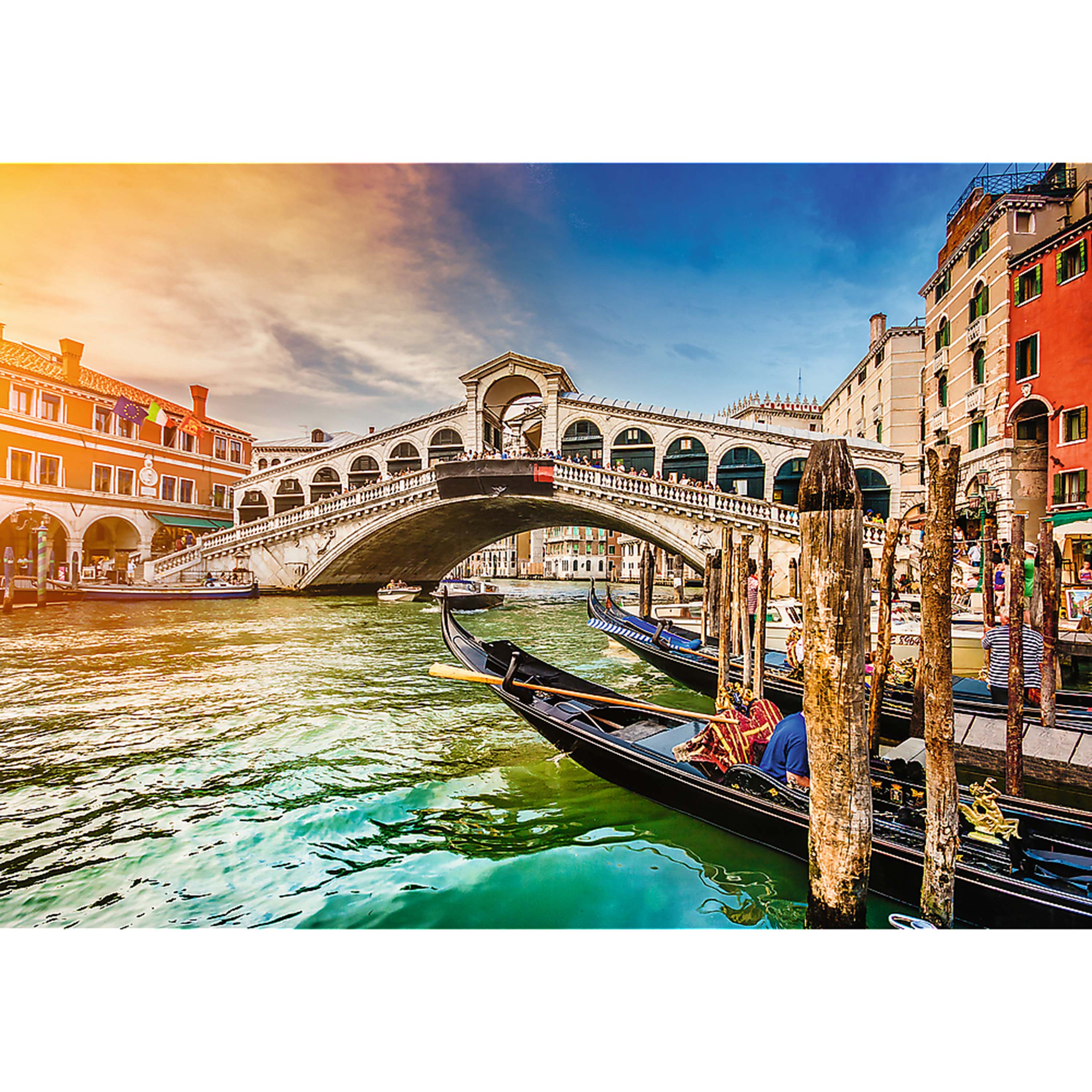 Trefl Prime 1000 Piece Puzzle - Romantic Sunset: Rialto Bridge, Venice, Italy