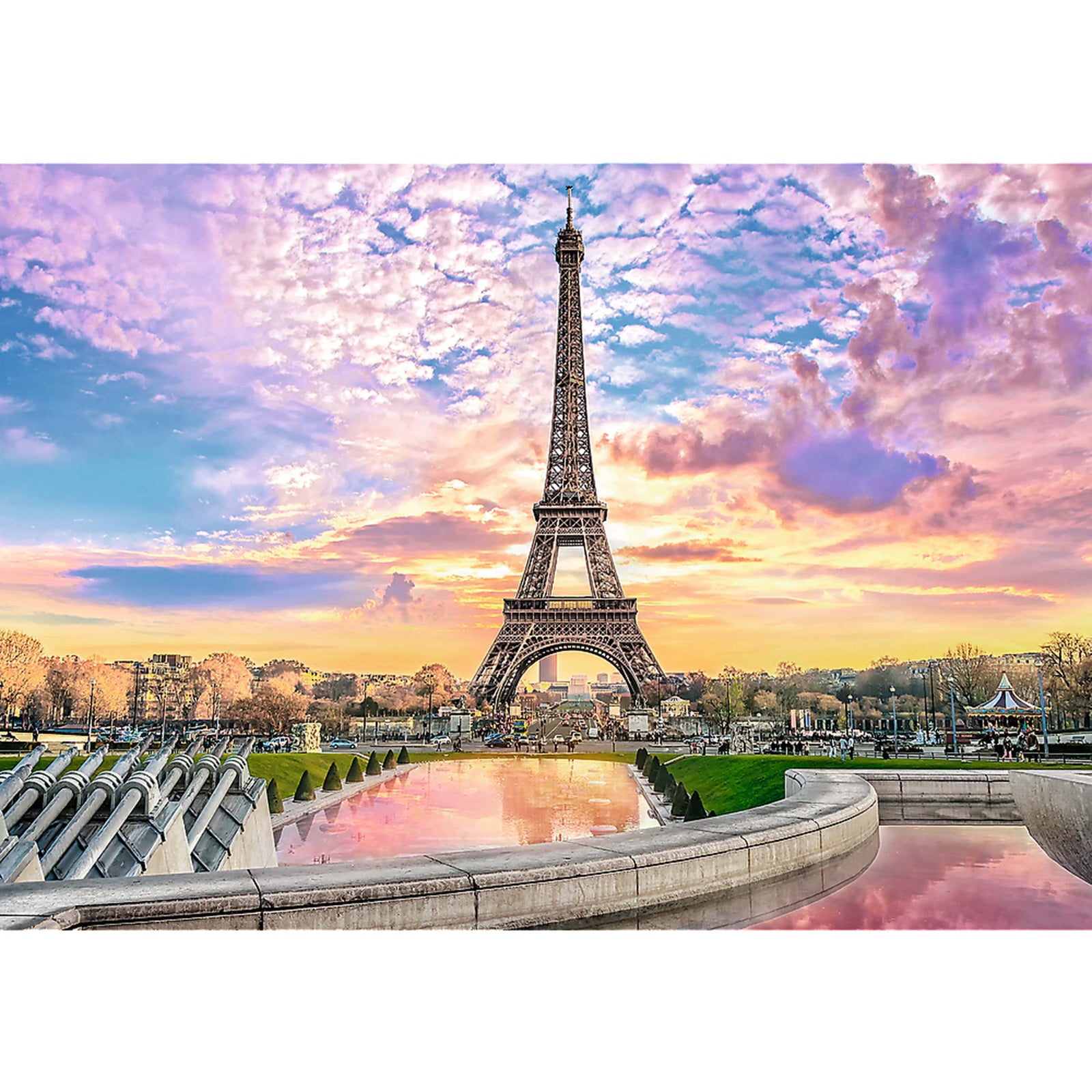 Trefl Prime 1000 Piece Puzzle - Romantic Sunset: Eiffel Tower, Paris, France