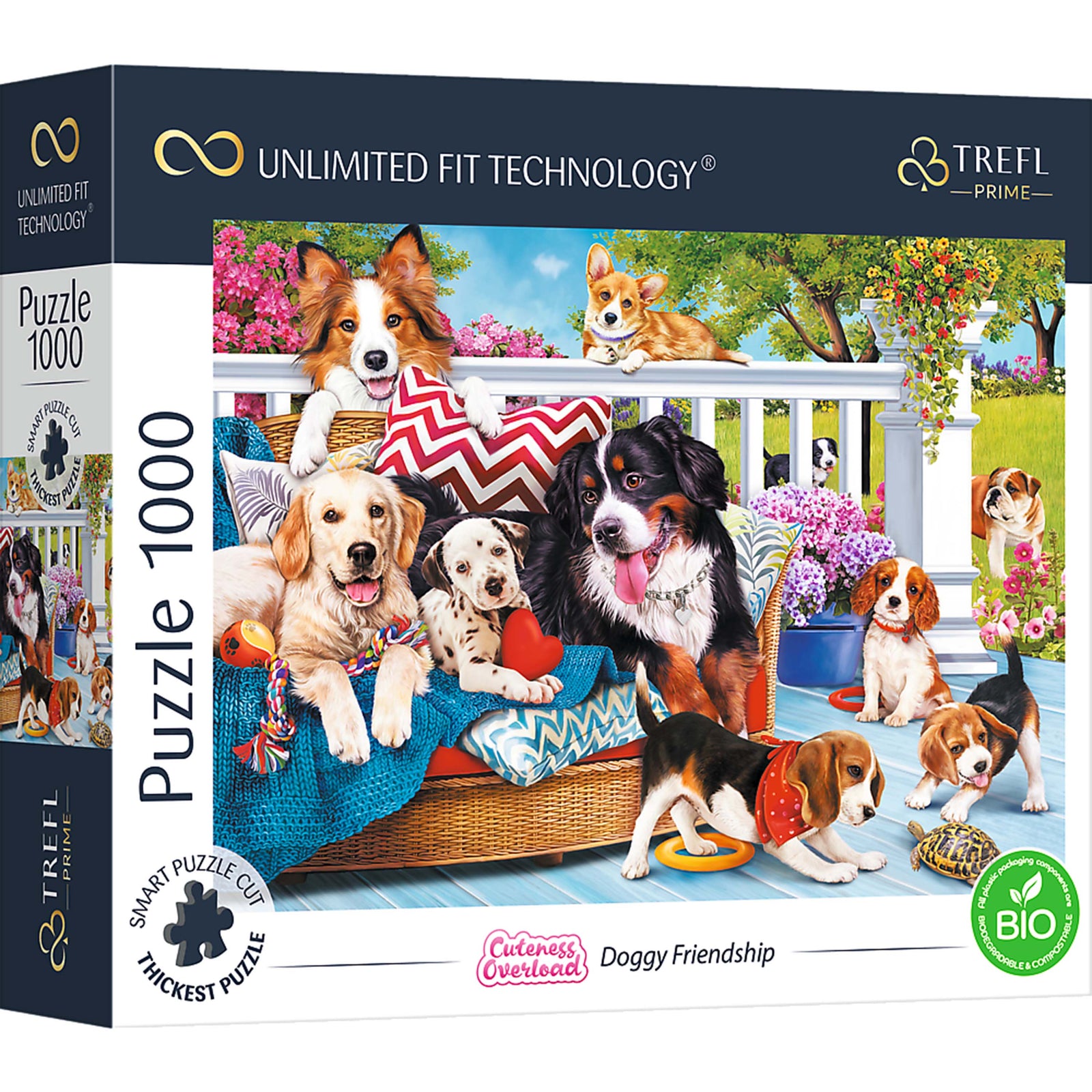 Trefl Prime 1000 Piece Puzzle - Cuteness Overload: Doggy Love