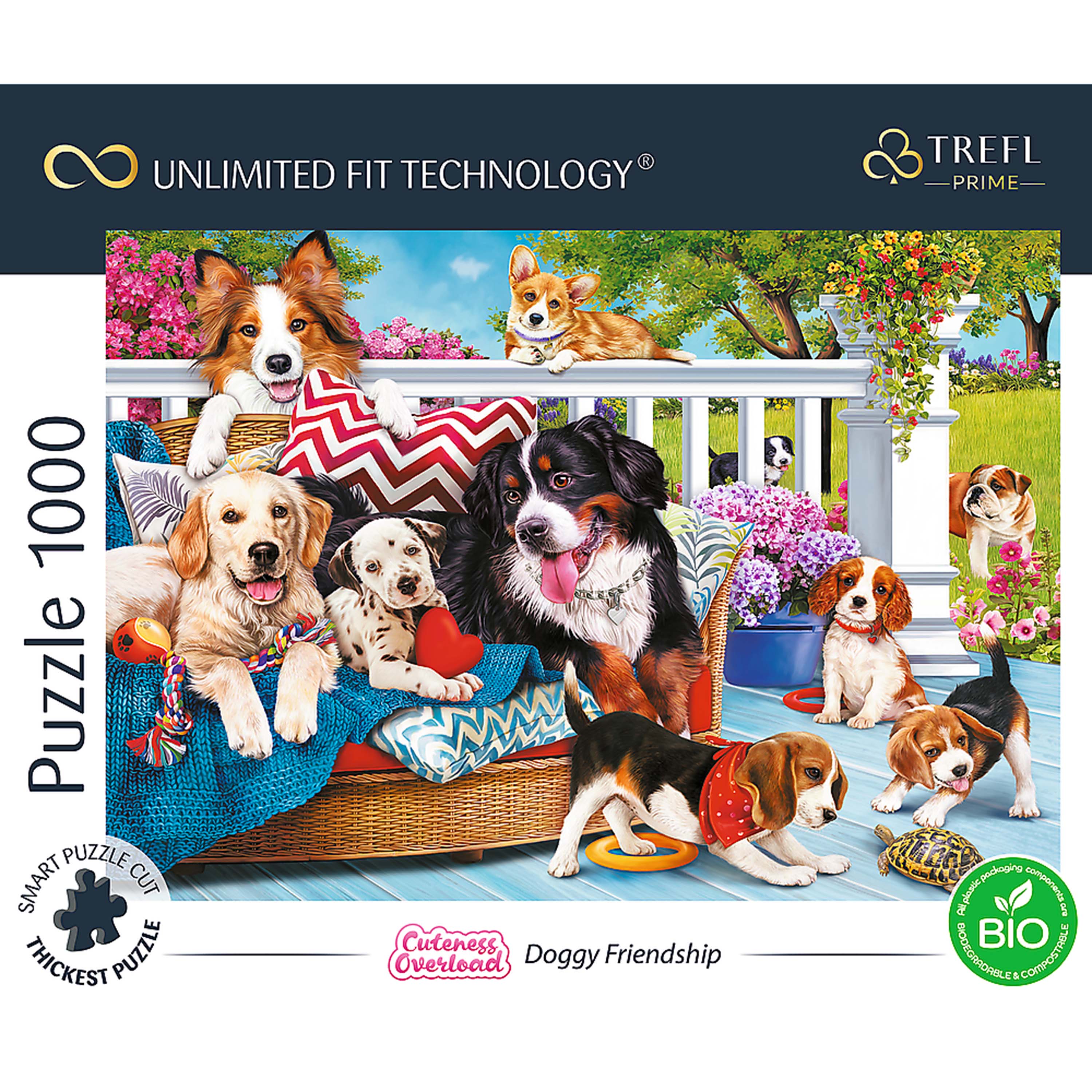 Trefl Prime 1000 Piece Puzzle - Cuteness Overload: Doggy Love