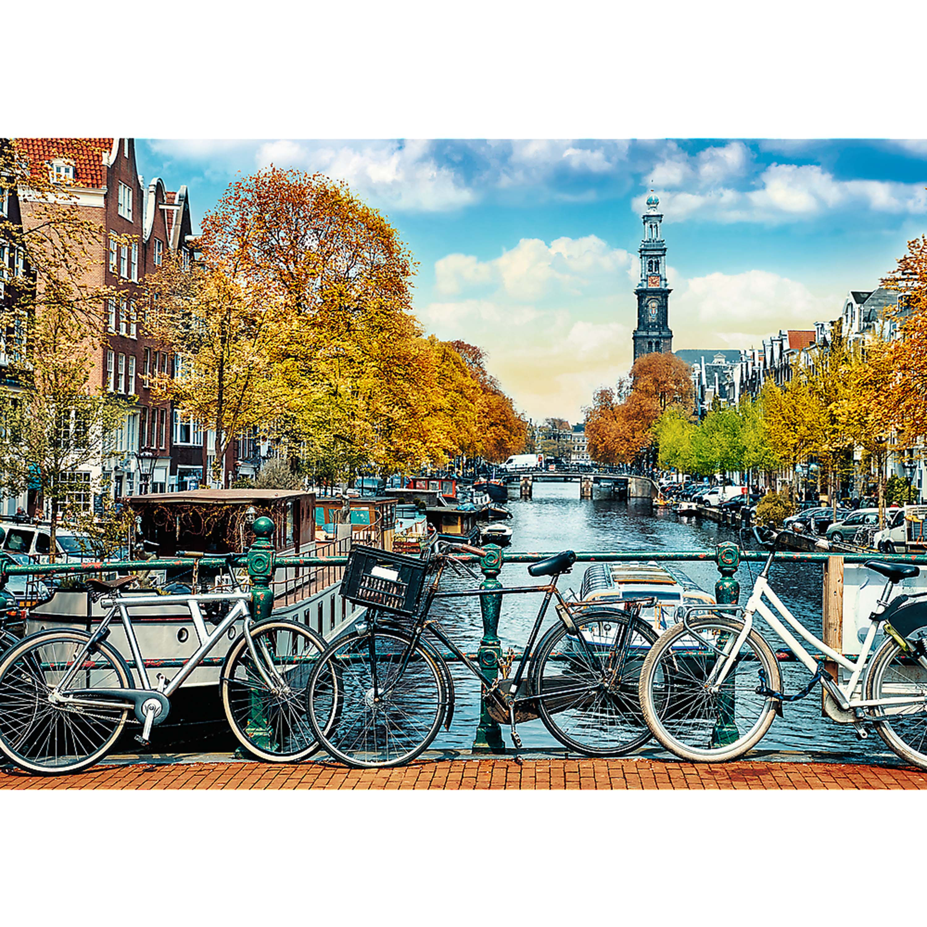 Trefl Prime 1000 Piece Puzzle - Wanderlust: Autumn in Amsterdam, Netherlands