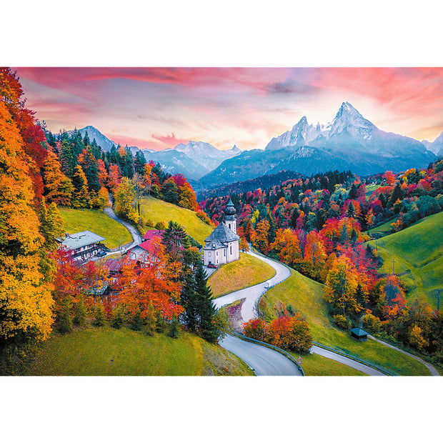 Trefl Prime 1000 Piece Puzzle - Wanderlust:  At the Foot of Alps, Bavaria, Germany