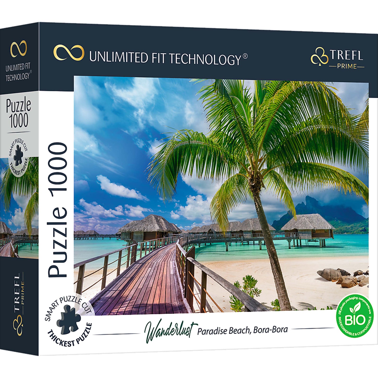 Trefl Prime 1000 Piece Puzzle - Wanderlust: Paradise Beach, Bora-Bora