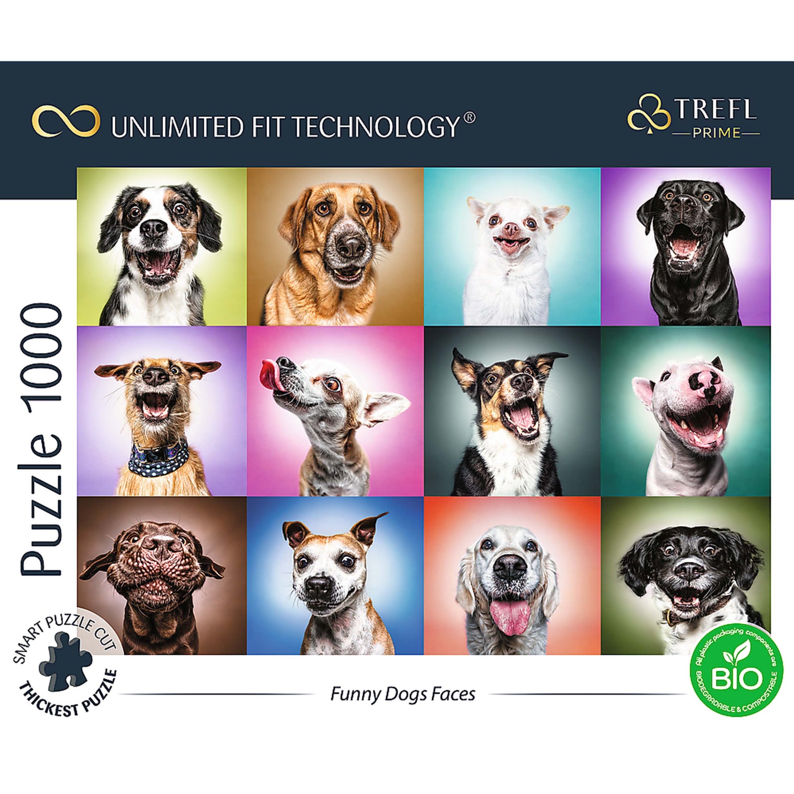 Trefl Prime 1000 Piece Puzzle - Funny Dogs Faces