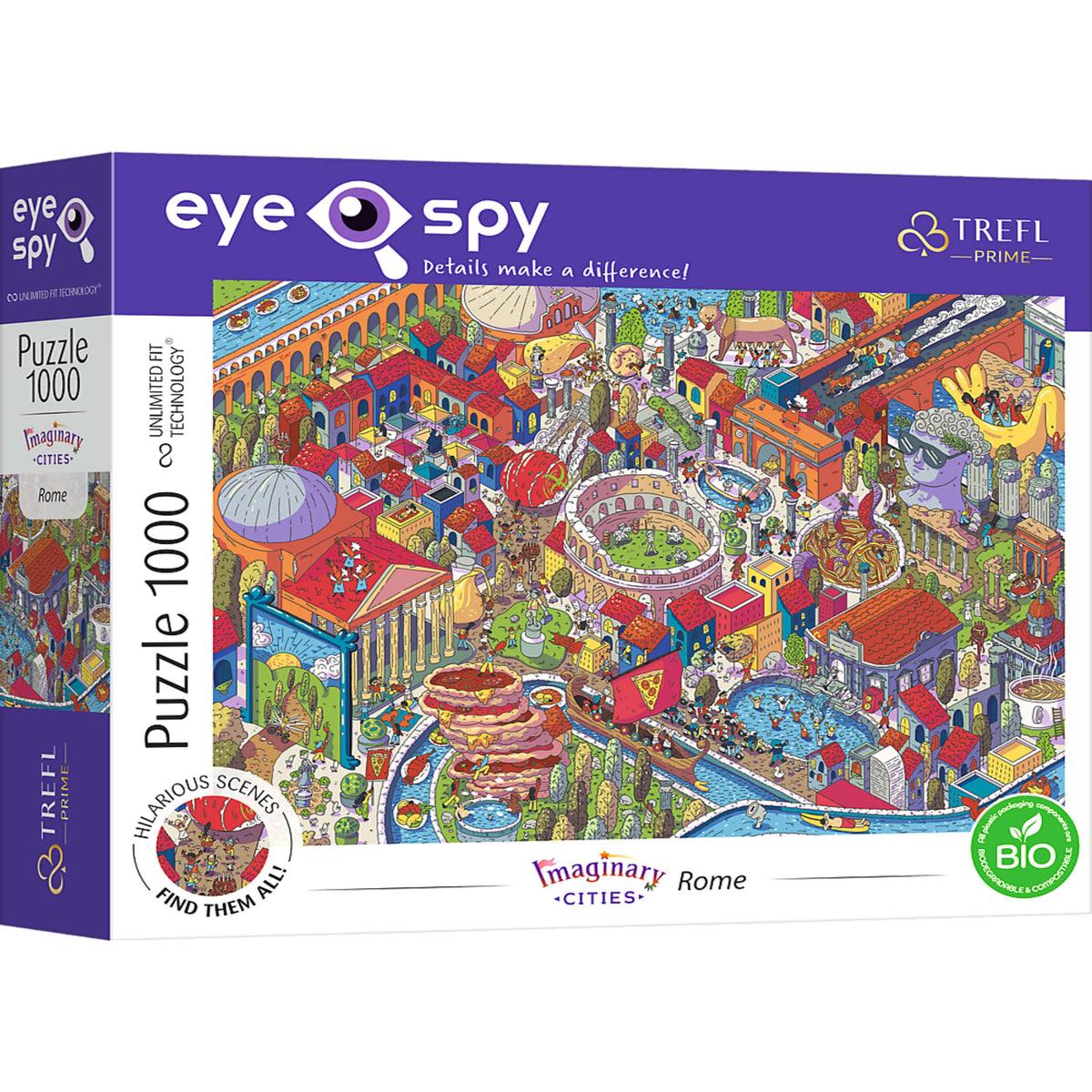 Trefl Prime Eye Spy Imaginary Cities: Rome 1000 Piece Puzzle