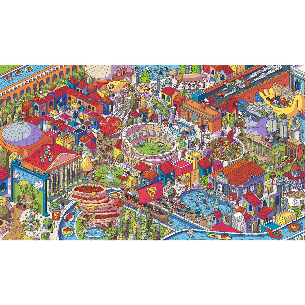 Trefl Prime Eye Spy Imaginary Cities: Rome 1000 Piece Puzzle