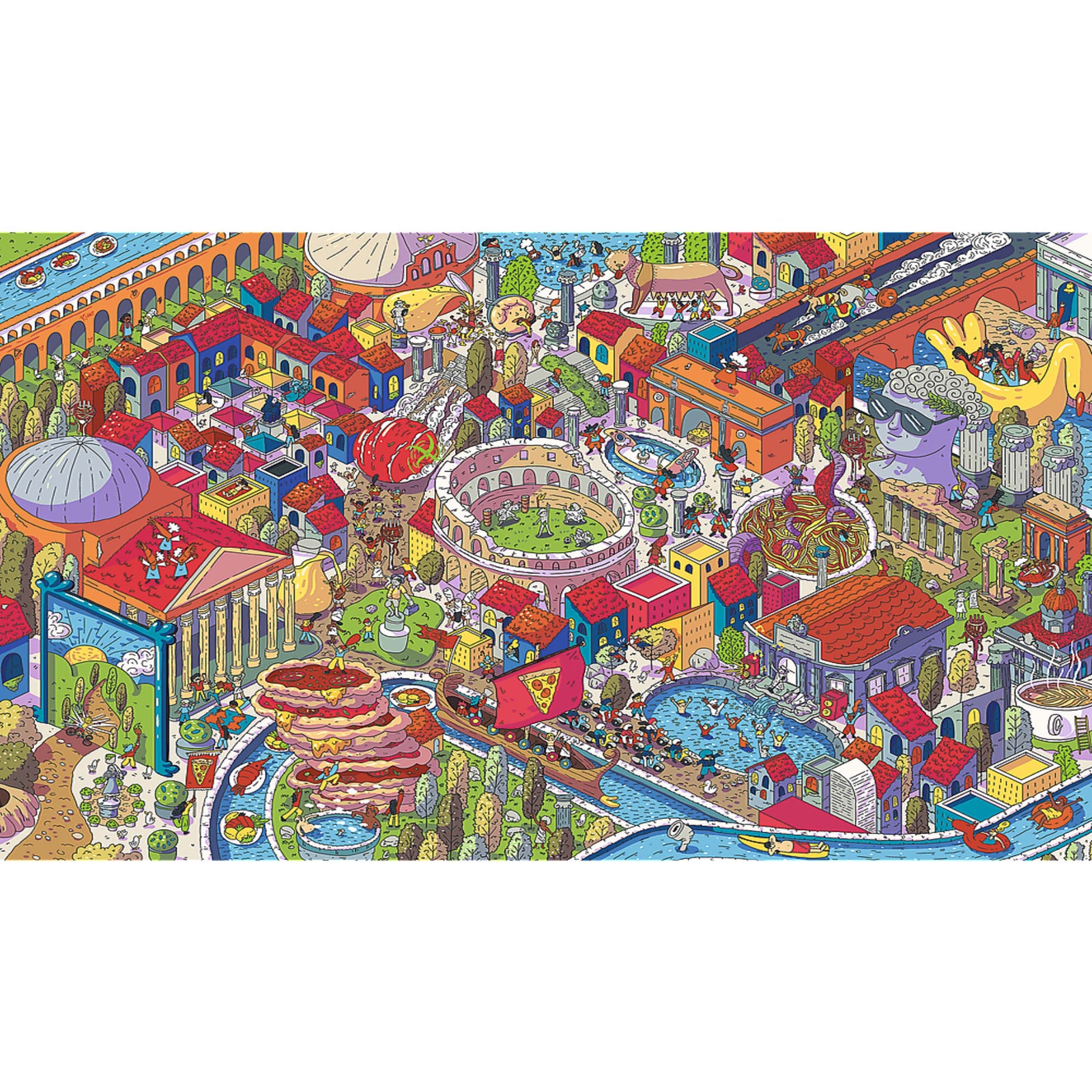 Trefl Prime Eye Spy 1000 Piece Puzzle - Imaginary Cities: Rome