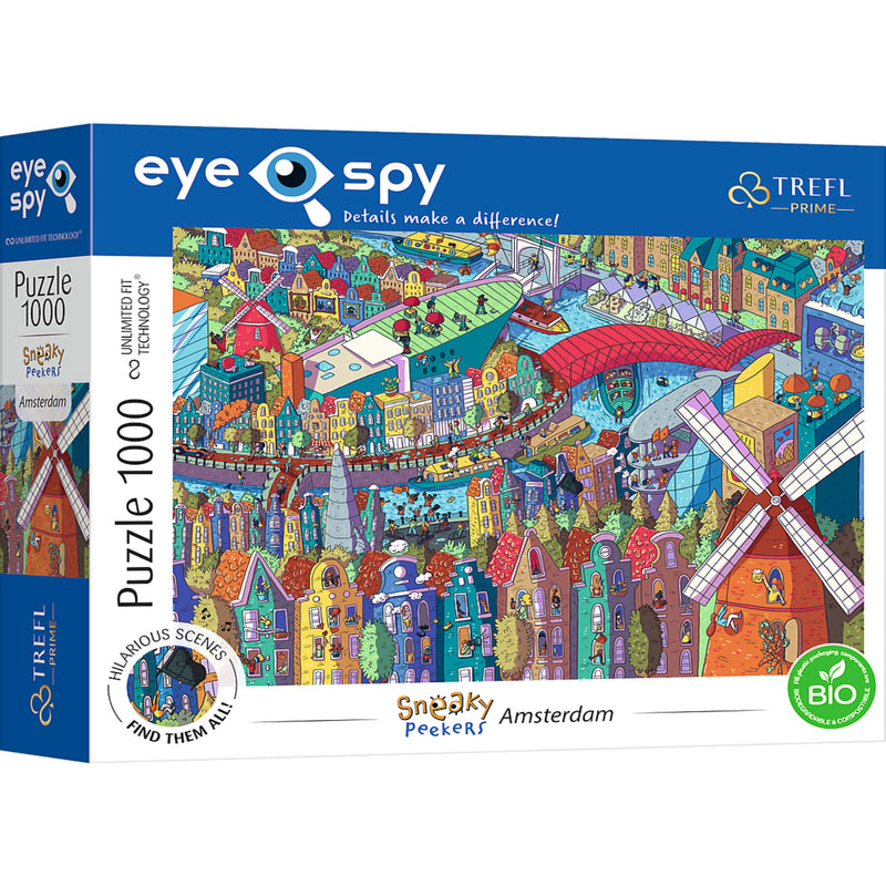 Trefl Prime Eye Spy Sneaky Peakers: Amsterdam 1000 Piece Puzzle