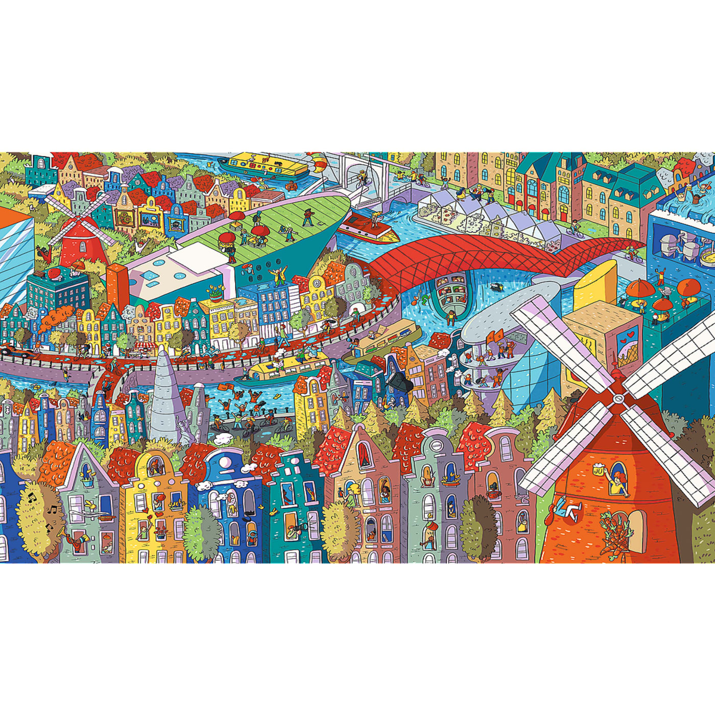 Trefl Prime Eye Spy Sneaky Peakers: Amsterdam 1000 Piece Puzzle