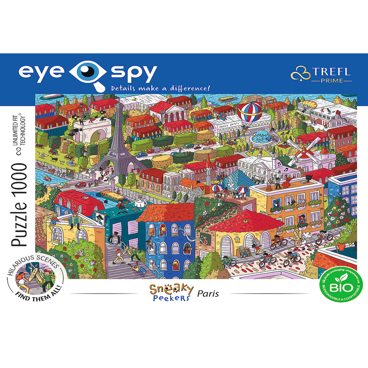 Trefl Prime Eye Spy Sneaky Peakers: Paris 1000 Piece Puzzle