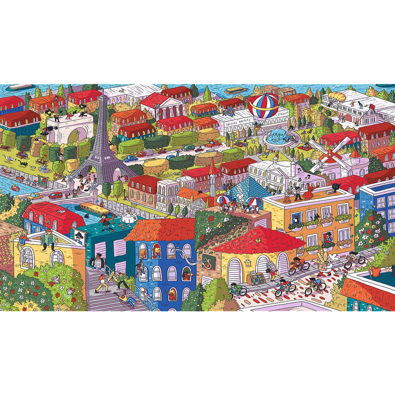 Trefl Prime Eye Spy 1000 Piece Puzzle - Sneaky Peakers: Paris