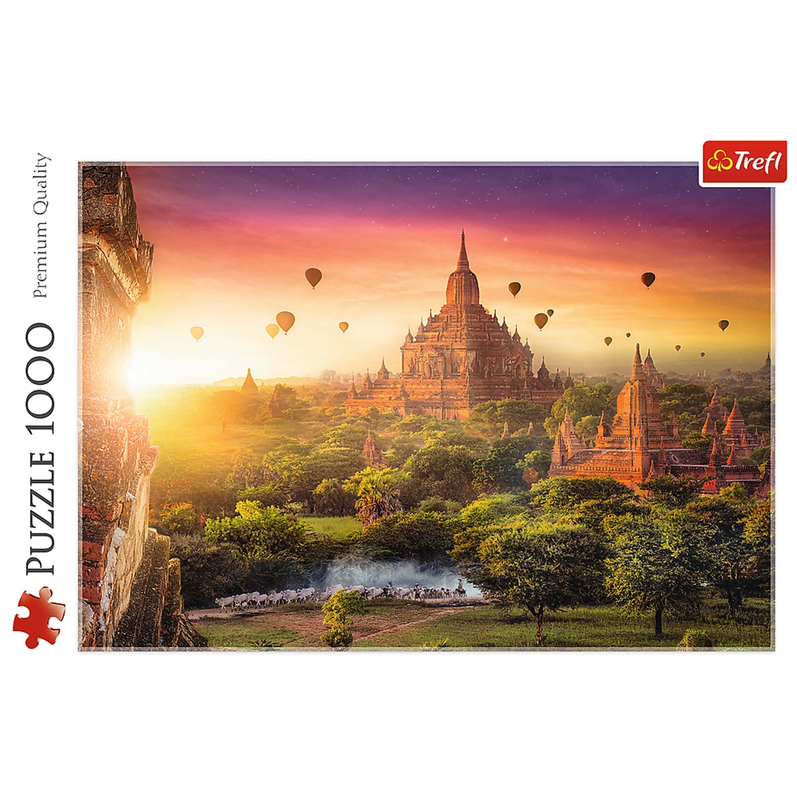 Trefl Red 1000 Piece Puzzle - Ancient Temple, Burma