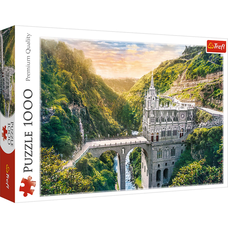 Trefl Red Las Lajas Sanctuary, Colombia 1000 Piece Puzzle