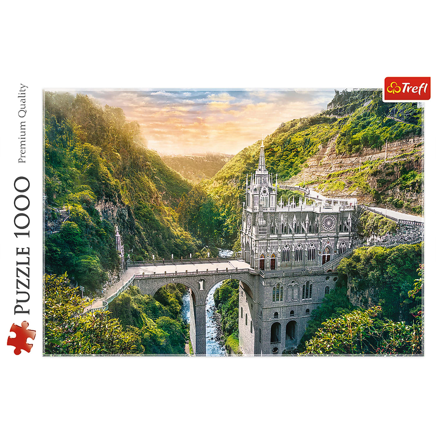 Trefl Red Las Lajas Sanctuary, Colombia 1000 Piece Puzzle