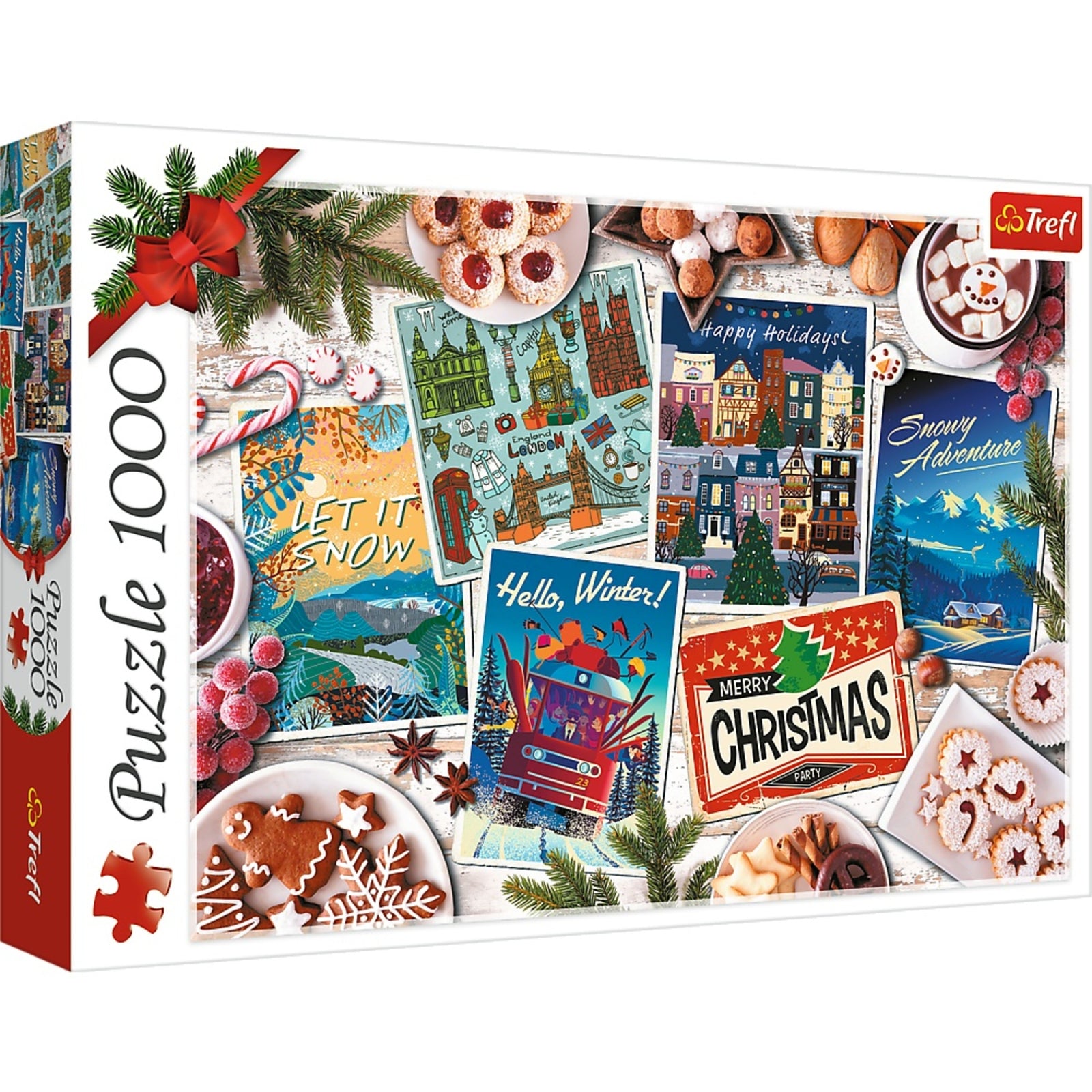 Trefl Red 1000 Piece Puzzle - Winter Memories