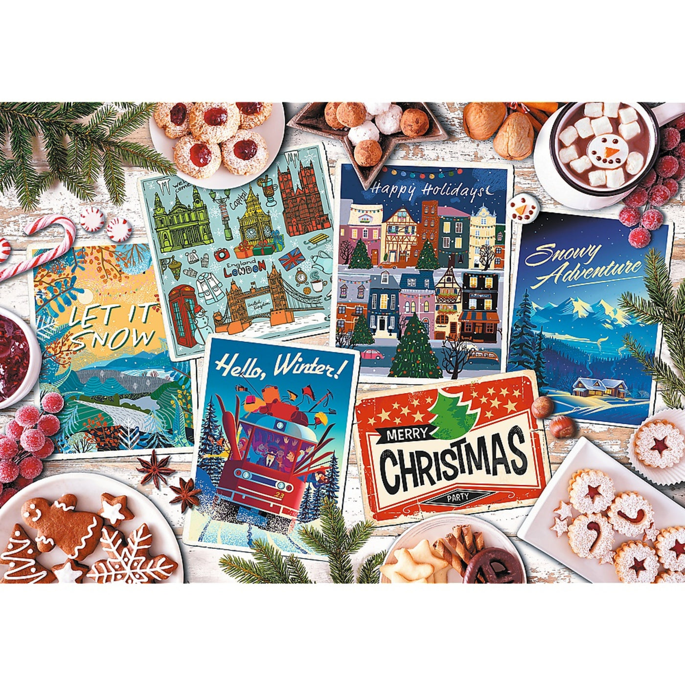 Trefl Red Winter Memories 1000 Piece Puzzle