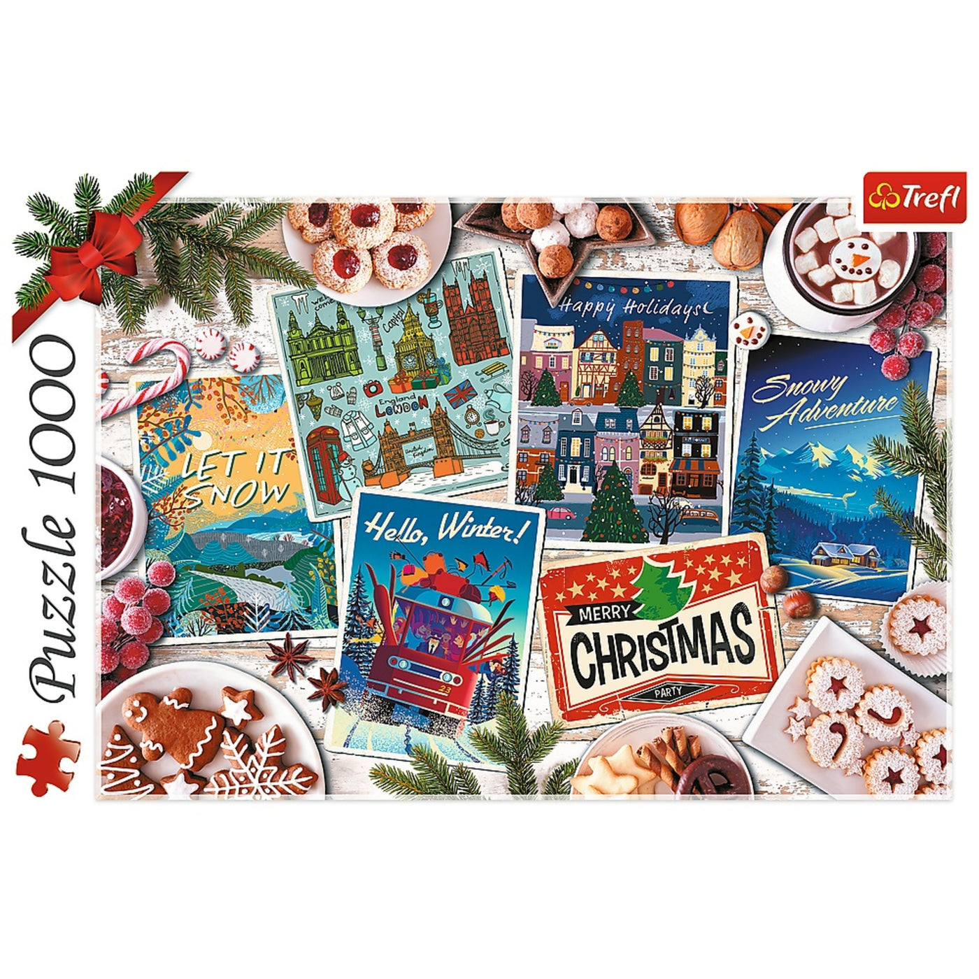 Trefl Red Winter Memories 1000 Piece Puzzle