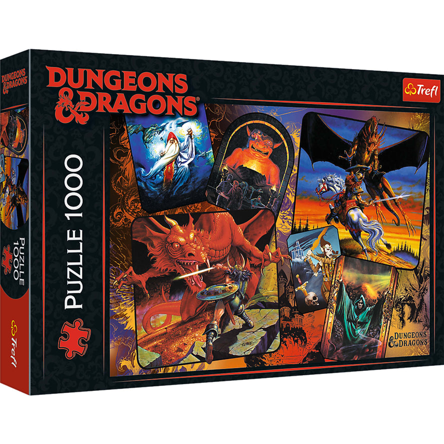 Trefl Red 1000 Piece Puzzle - Dungeons & Dragons - The Origins of D & D