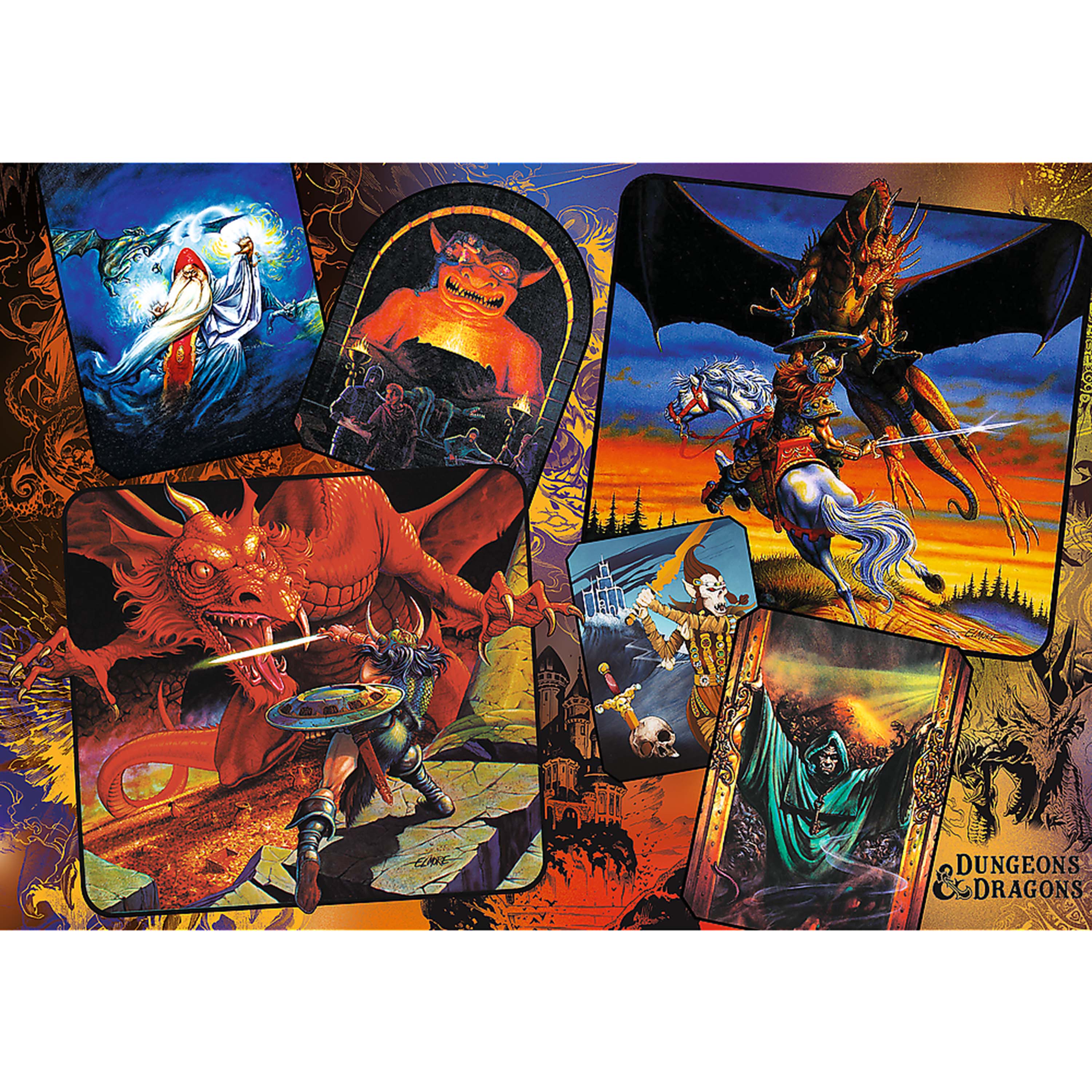 Trefl Red 1000 Piece Puzzle - Dungeons & Dragons - The Origins of D & D