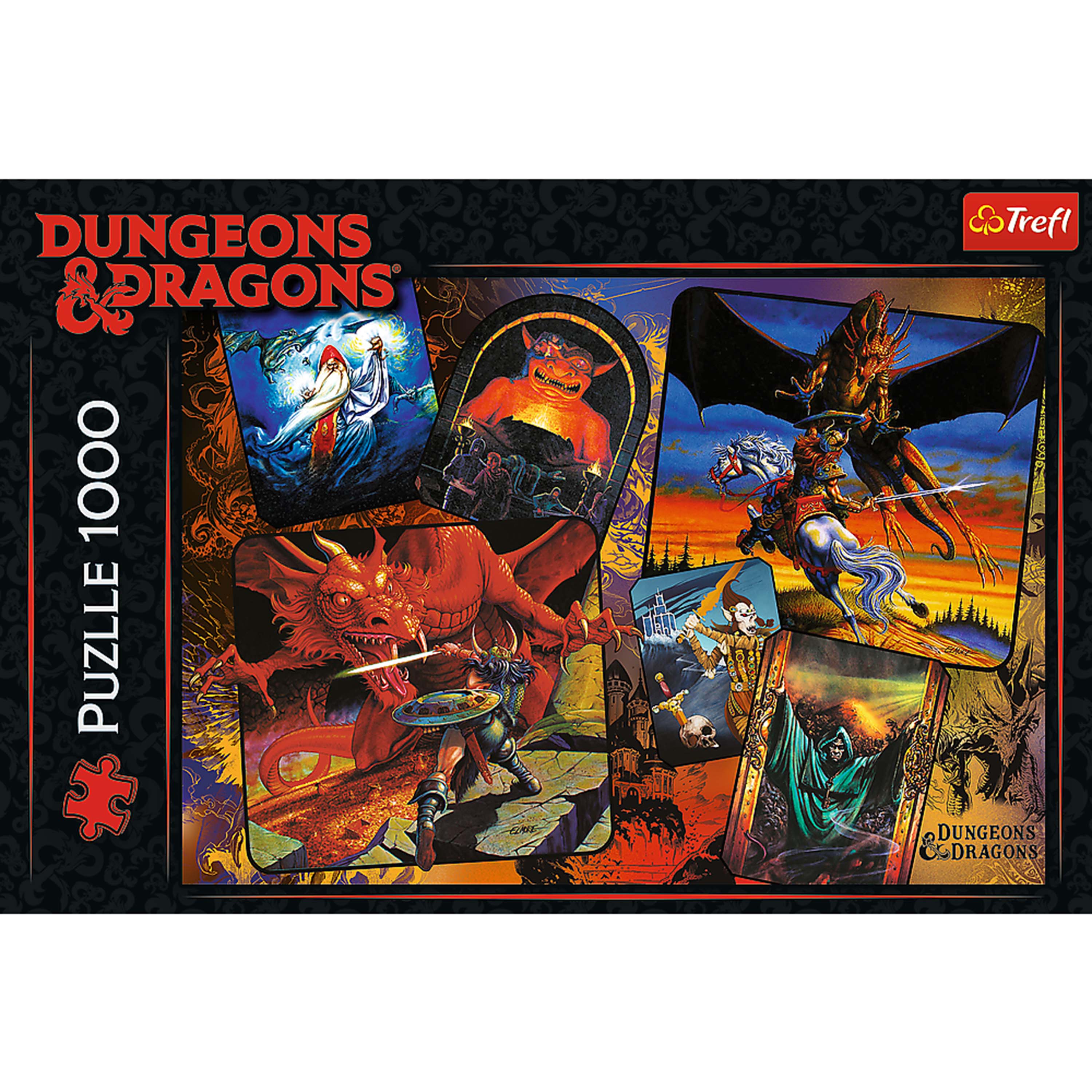 Trefl Red 1000 Piece Puzzle - Dungeons & Dragons - The Origins of D & D